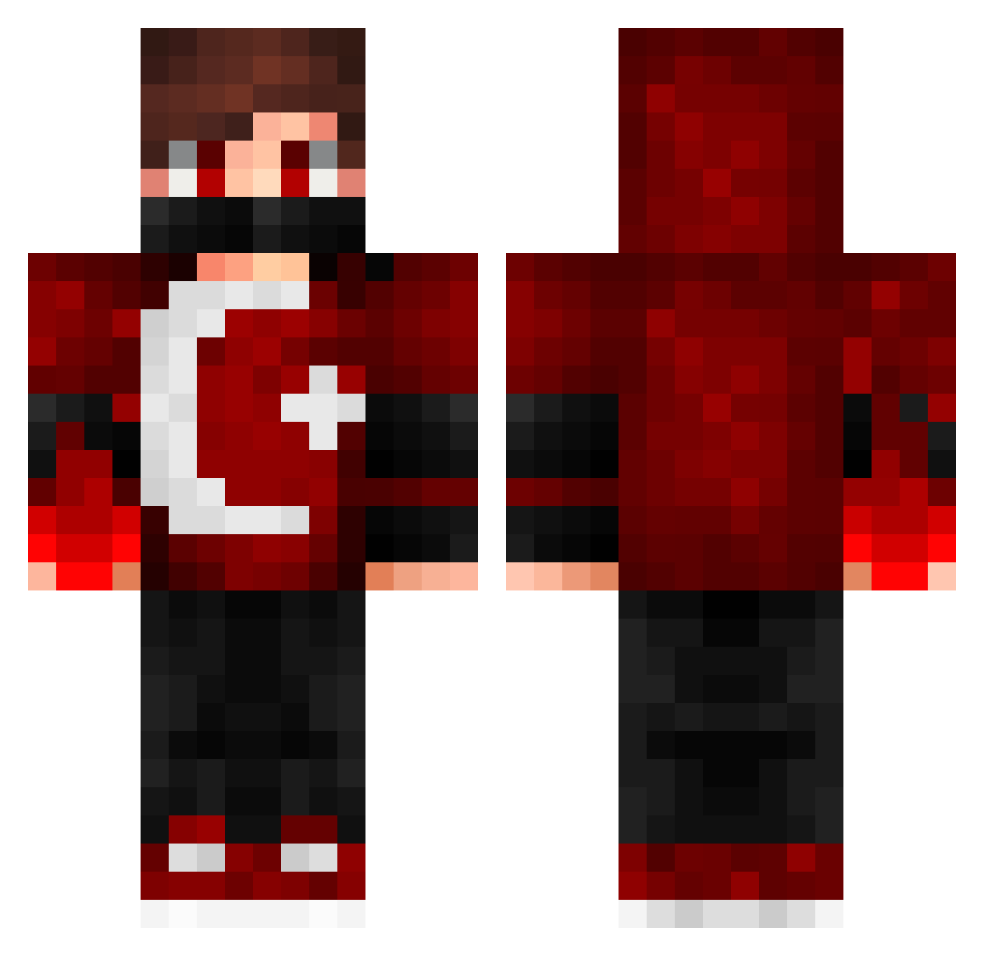 Manyak_Kral_YT Minecraft skin, front and back view