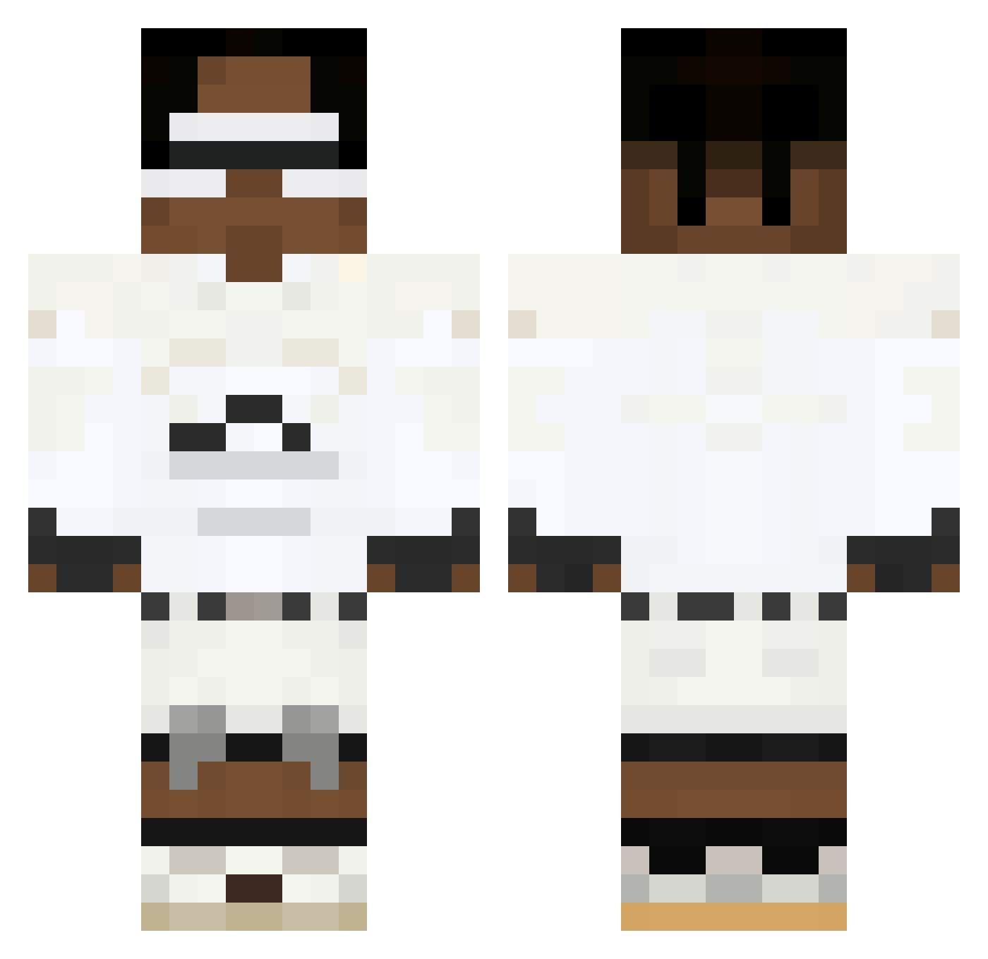 LaFelpa Minecraft skin, front and back view