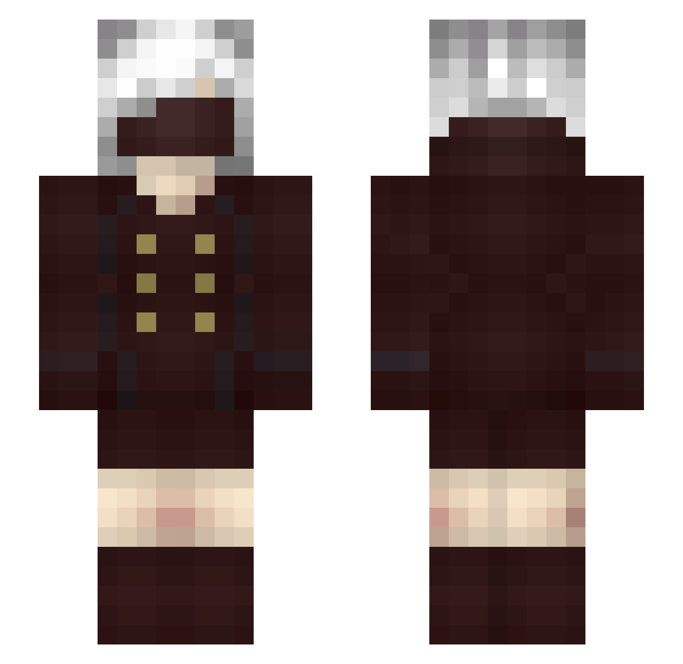 oneguyyy Minecraft skin, front and back view