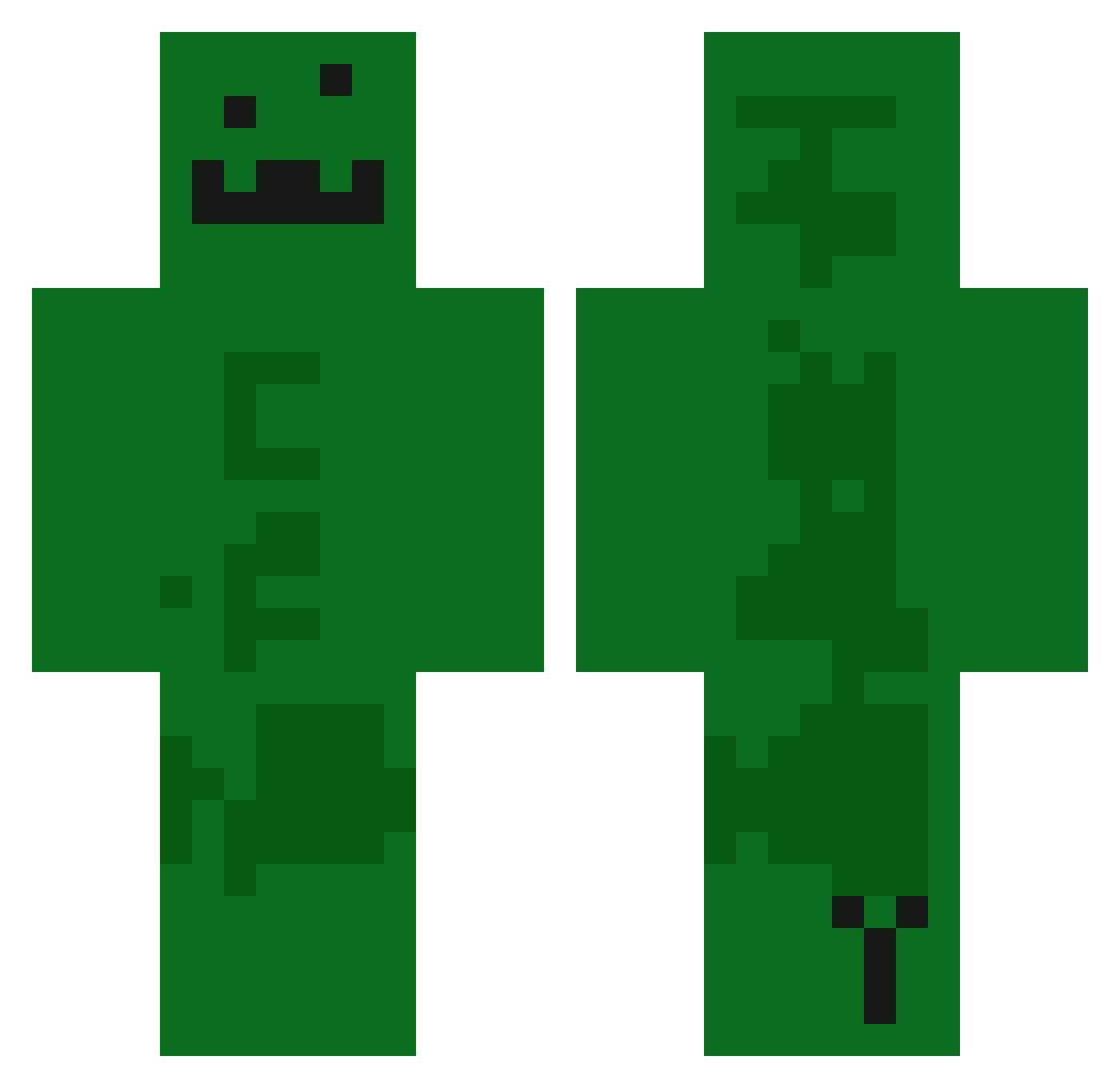 takatyanOwO Minecraft skin, front and back view