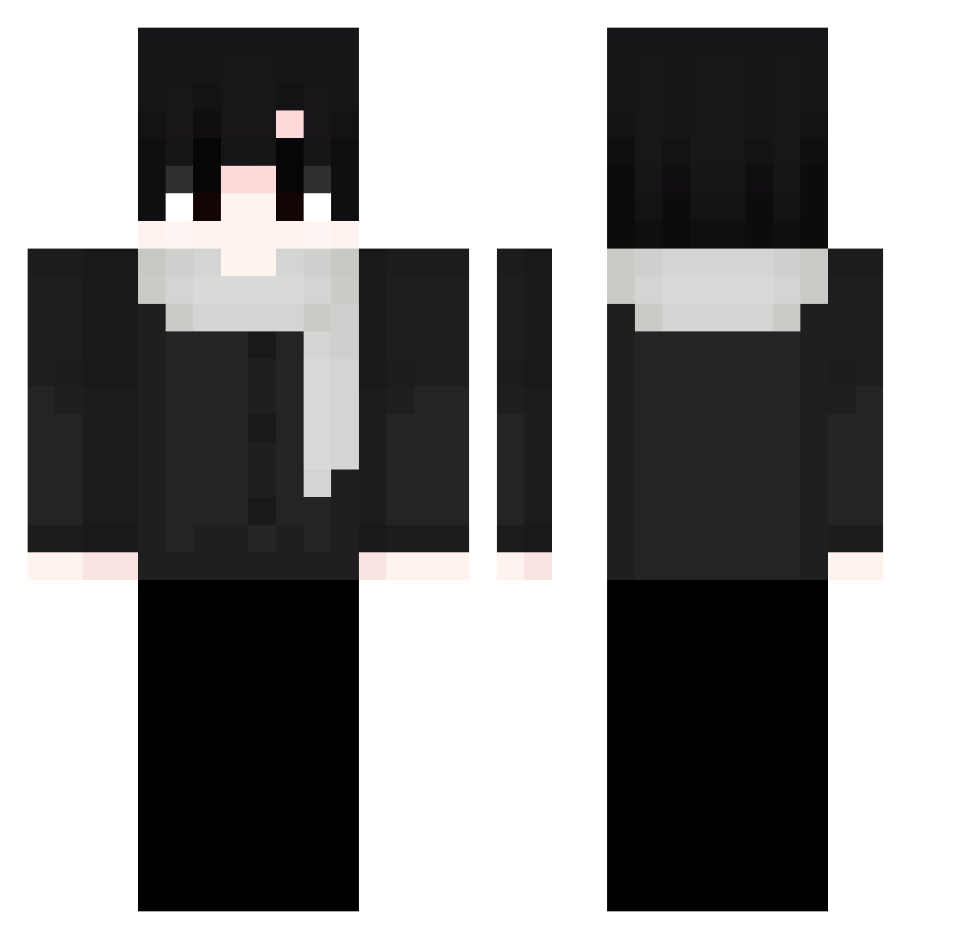 NARONG1234 Minecraft skin, front and back view