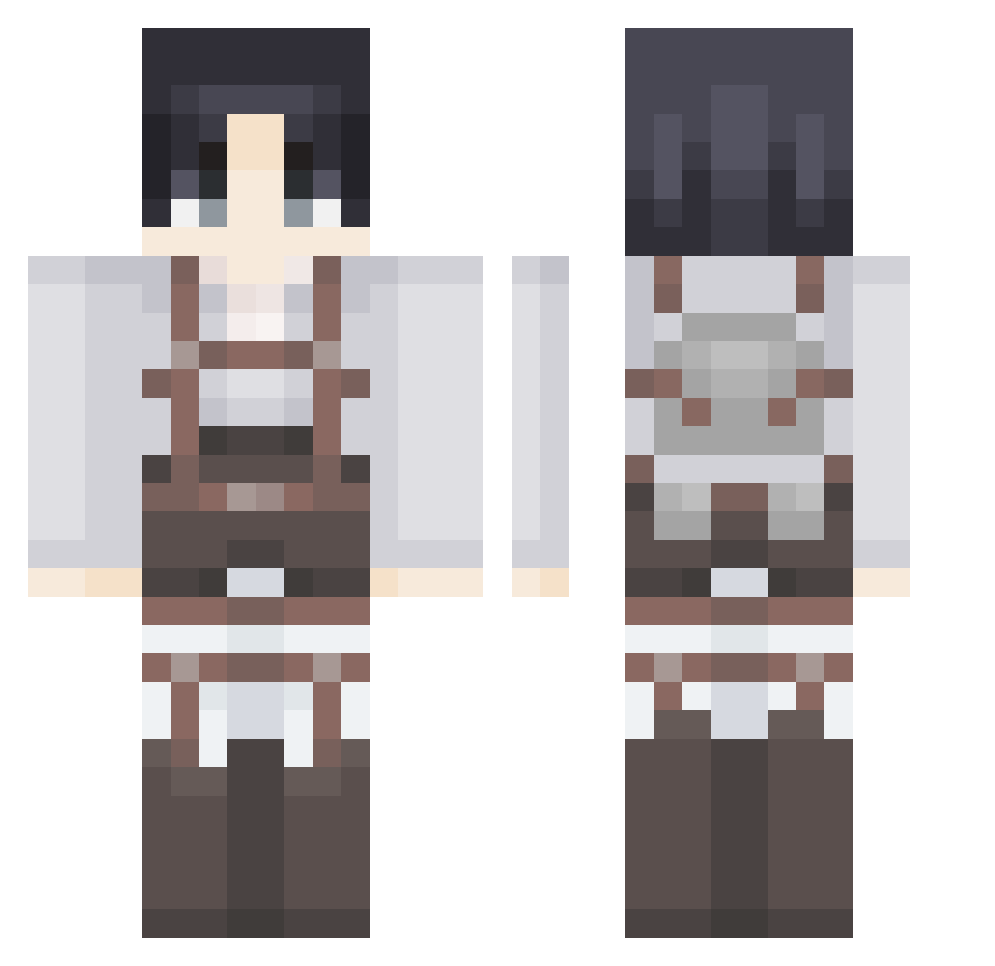 marlon14242324 Minecraft skin, front and back view