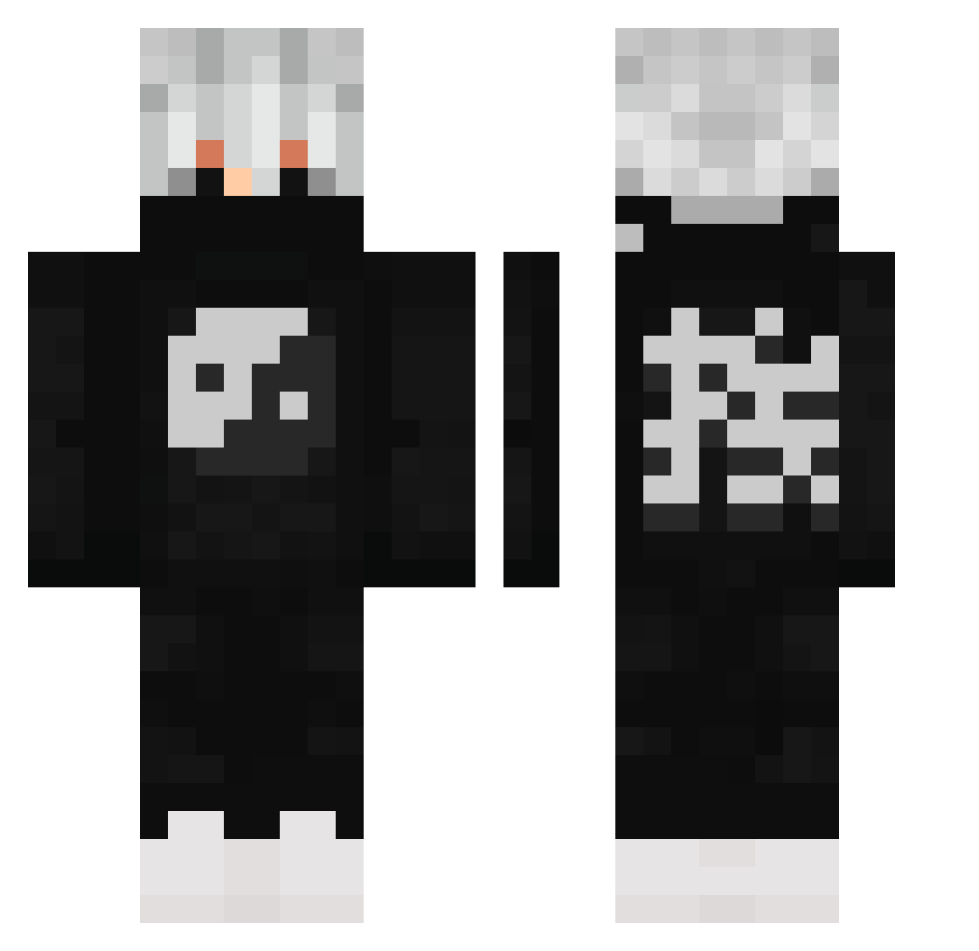 14ca20doare Minecraft skin, front and back view