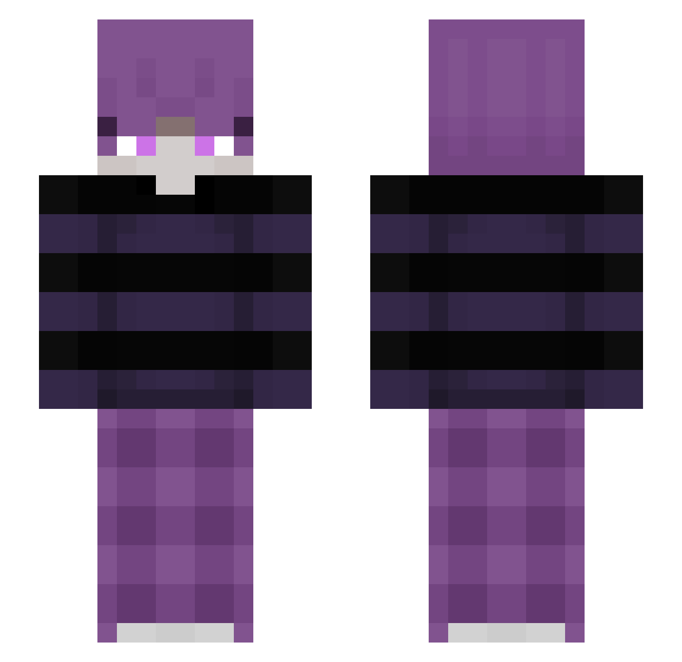 odikjdi Minecraft skin, front and back view