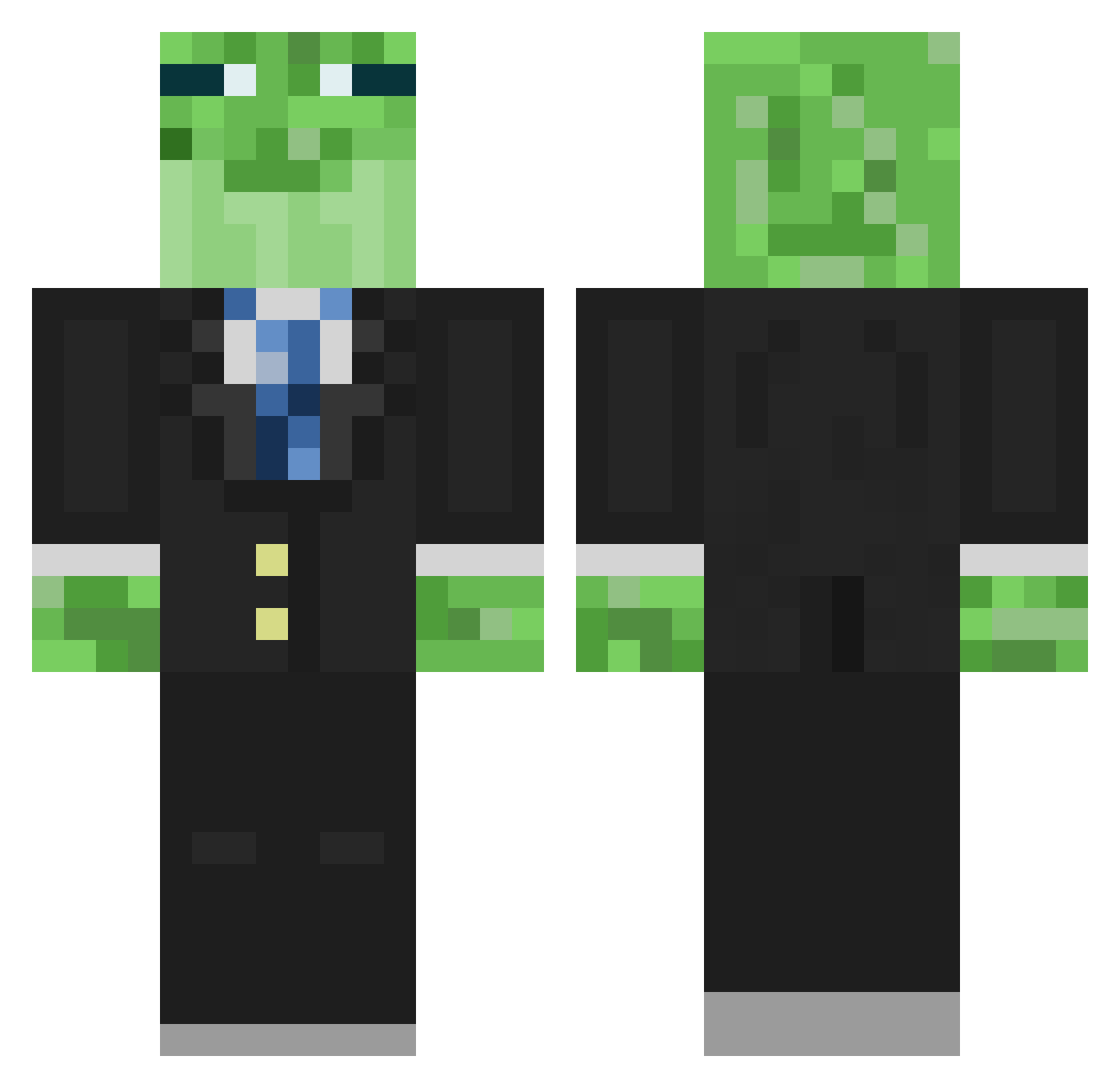 Sean_Boy Minecraft skin, front and back view