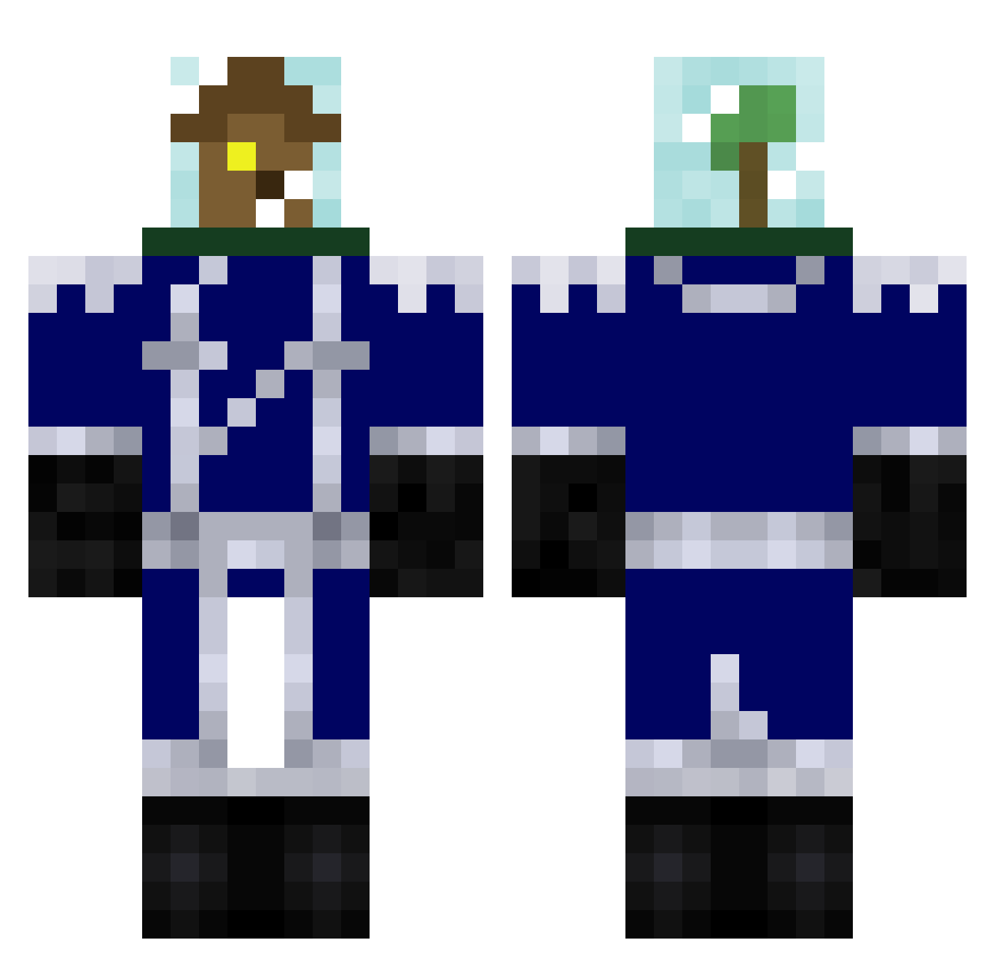 legacyofcaine Minecraft skin, front and back view