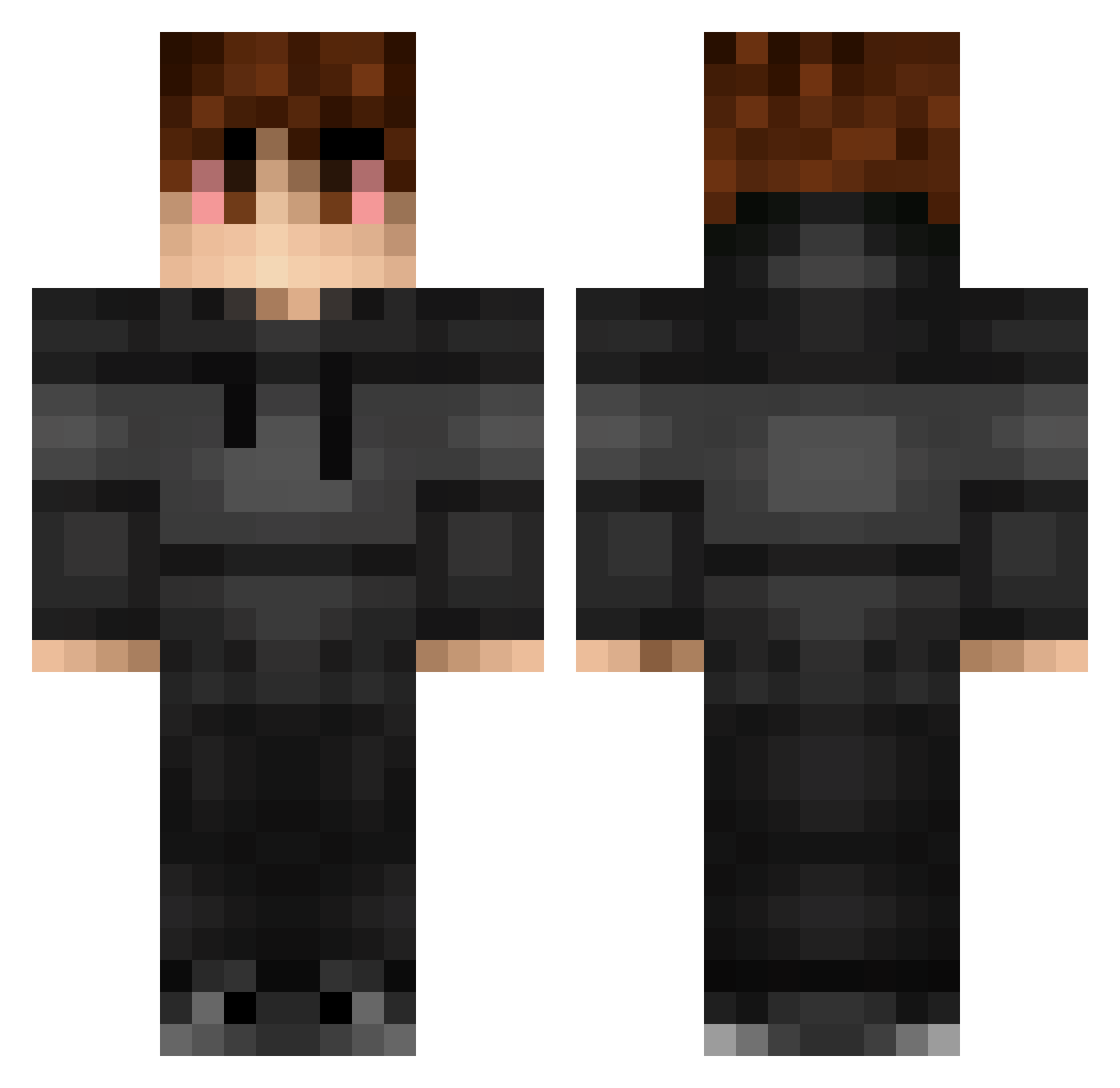 retiredpro8uh Minecraft skin, front and back view