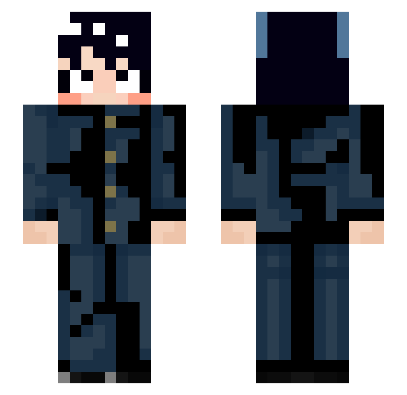 onicklas_ Minecraft skin, front and back view