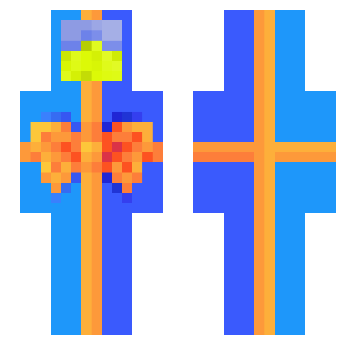 Coreyx_ Minecraft skin, front and back view