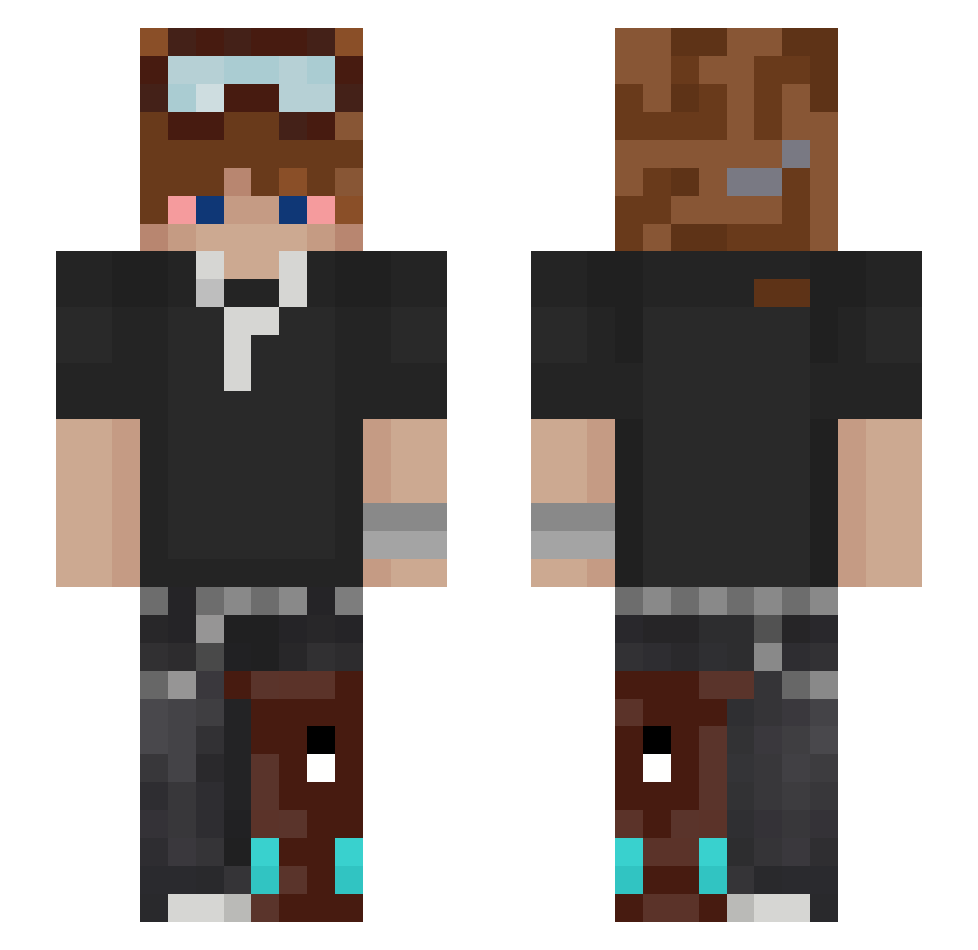 zaydenb2010 Minecraft skin, front and back view