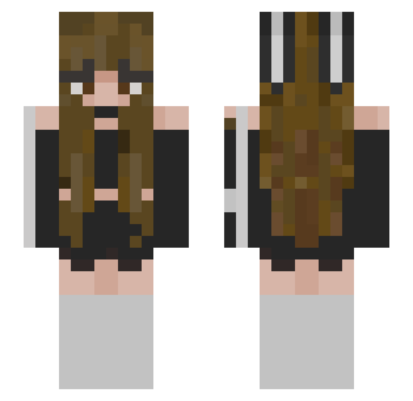 whybrynn Minecraft skin, front and back view