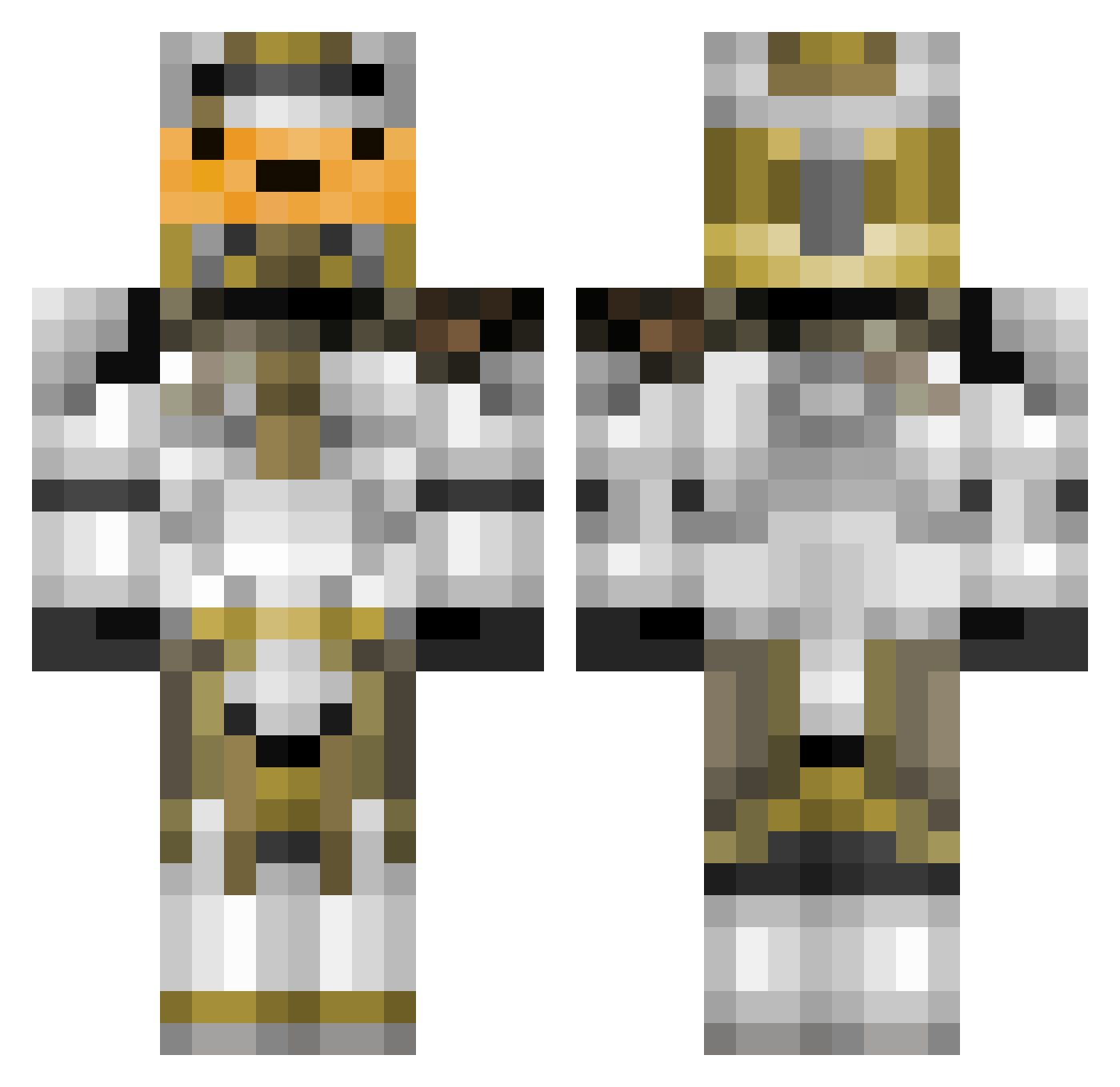 _CCarlos_ Minecraft skin, front and back view