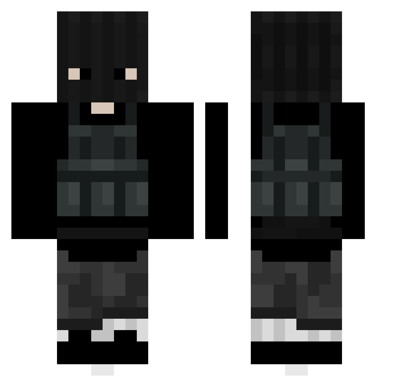 CeroFly Minecraft skin, front and back view