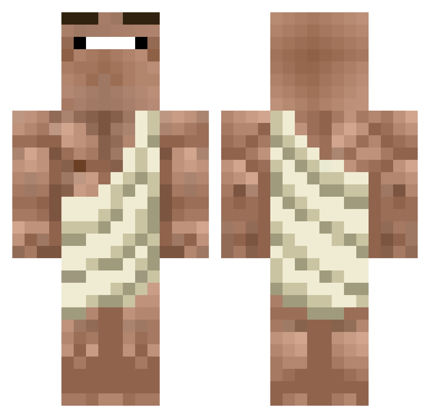 TOMEK_123 Minecraft skin, front and back view