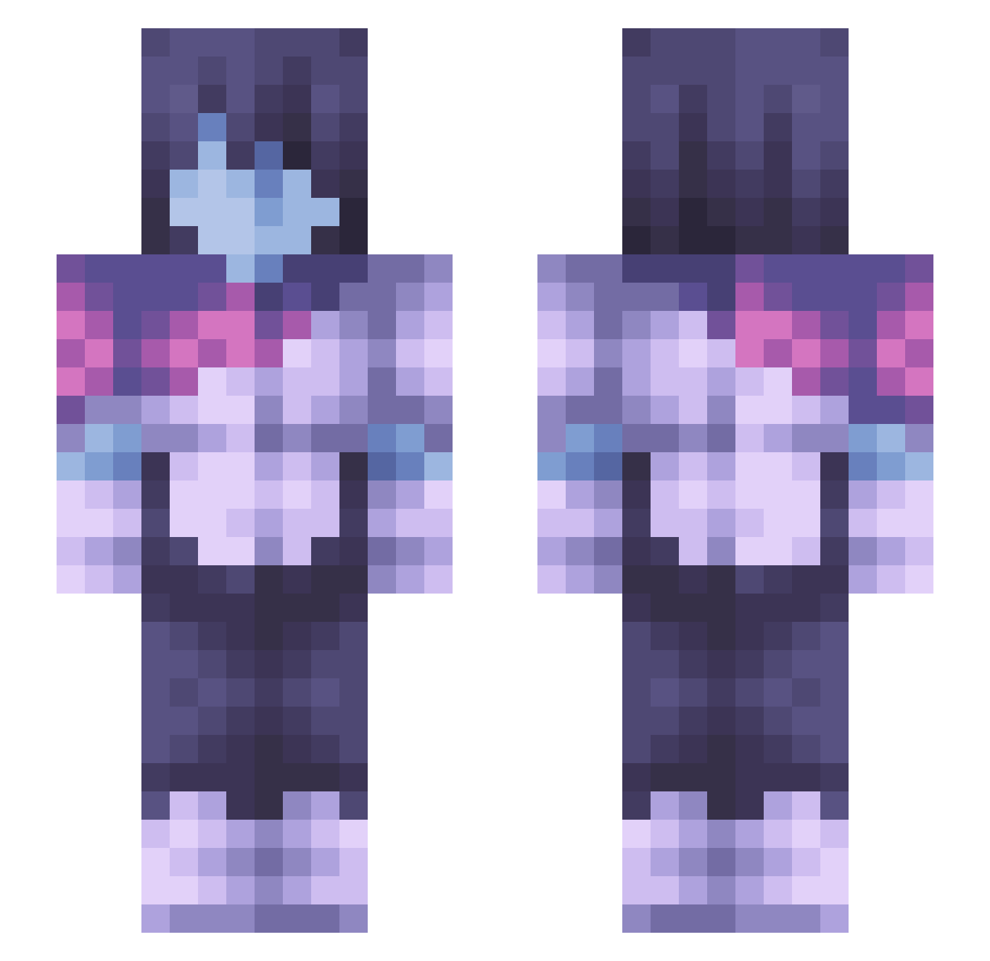 _Ziggy22_ Minecraft skin, front and back view