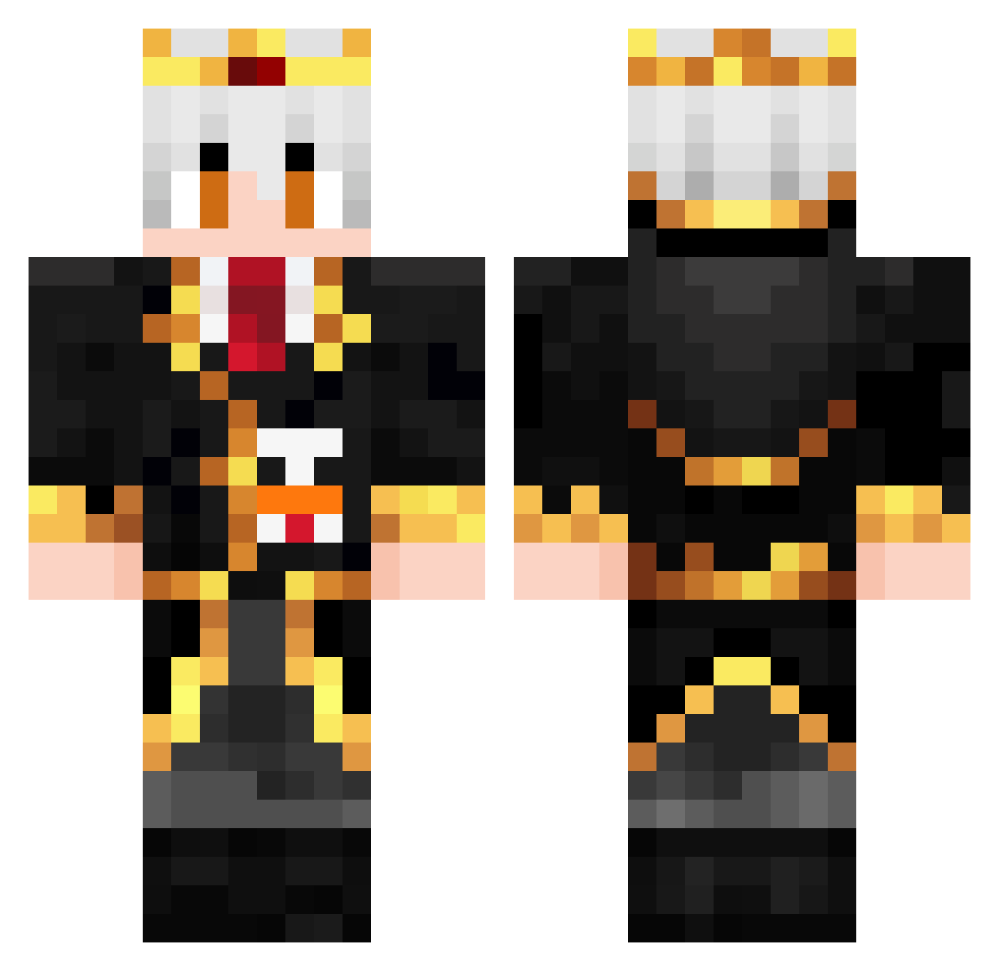 Agentgames003 Minecraft skin, front and back view