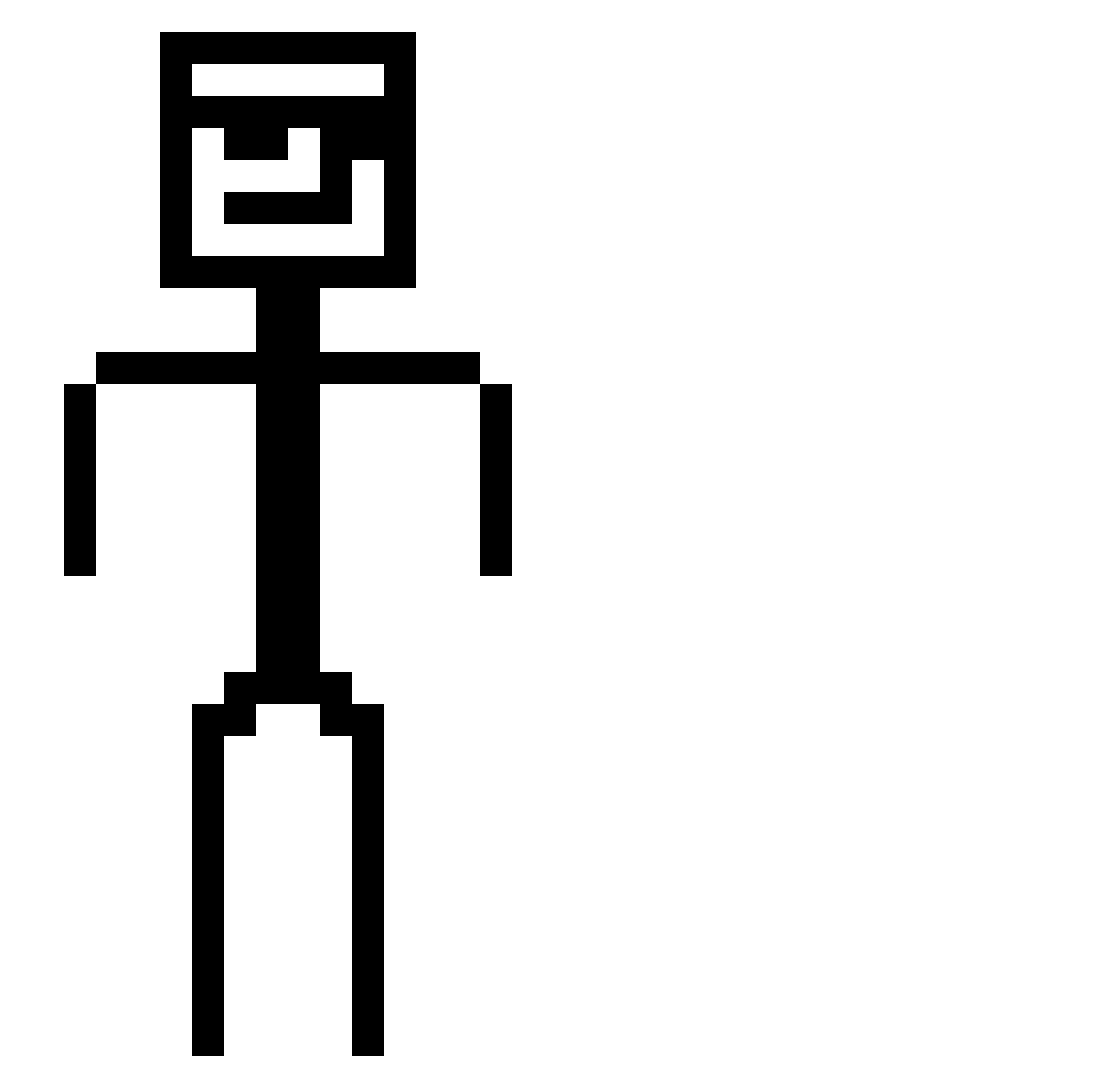 Yeeterbolas Minecraft skin, front and back view