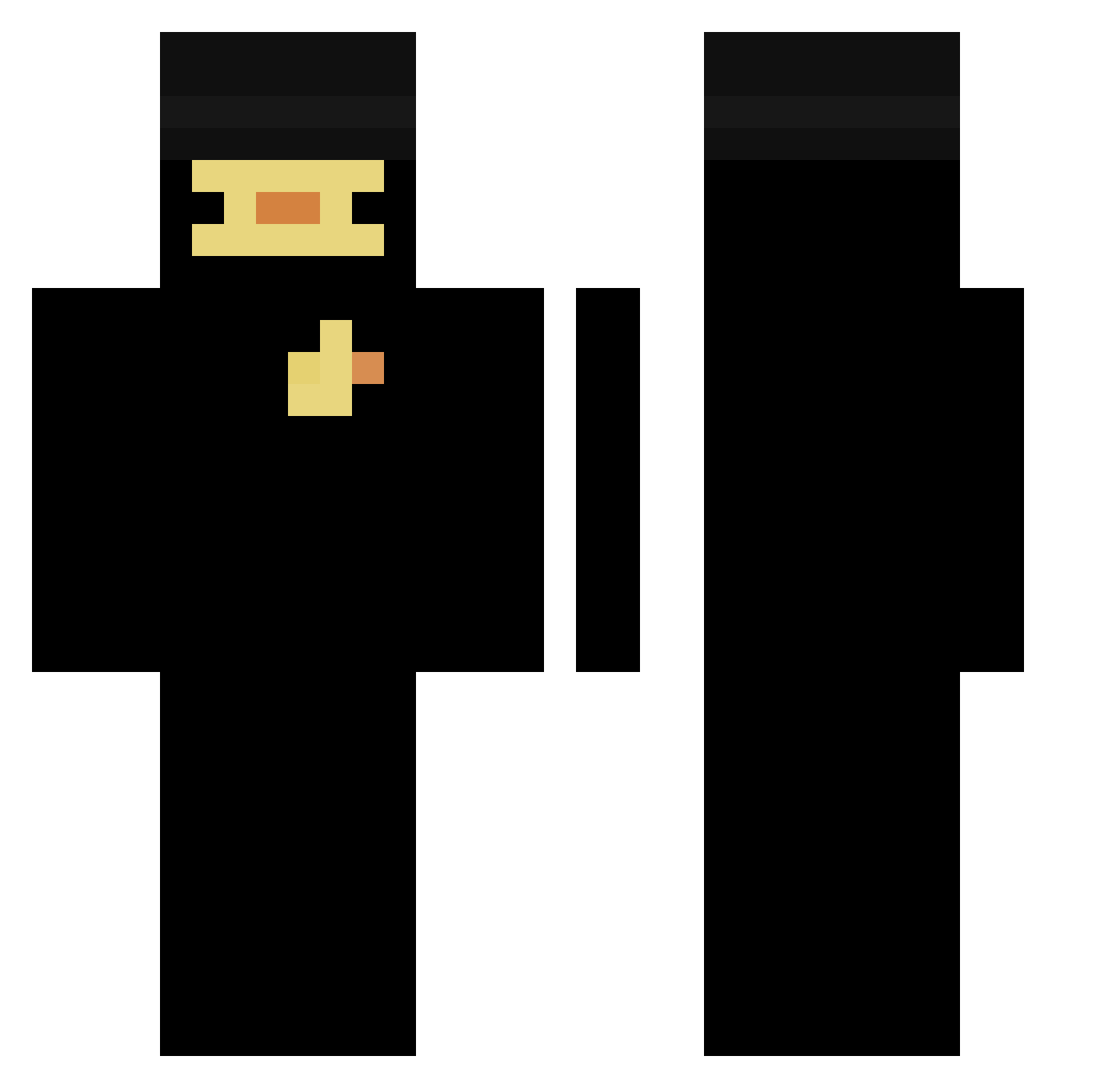 spoconyfranekpl Minecraft skin, front and back view