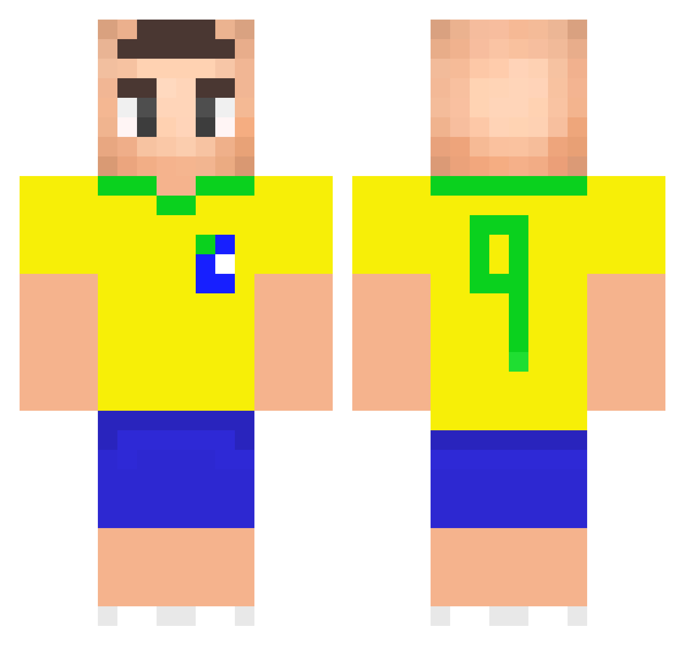d1masss Minecraft skin, front and back view