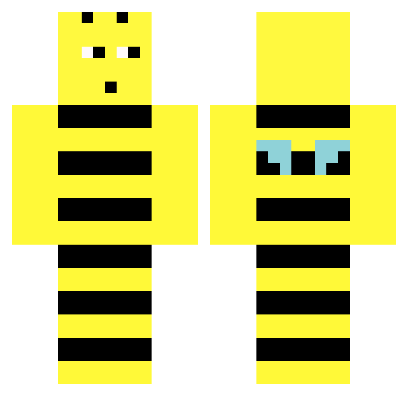 gmldus_0 Minecraft skin, front and back view