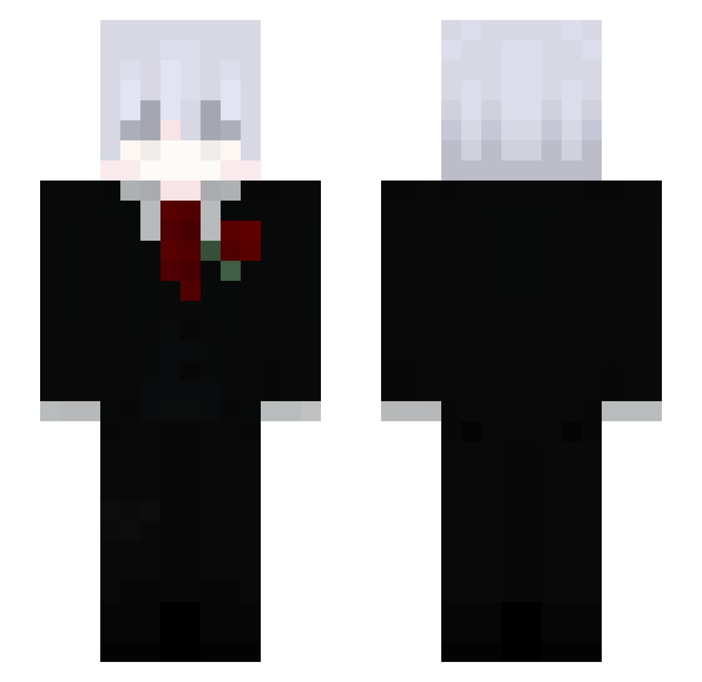 _Astroy Minecraft skin, front and back view
