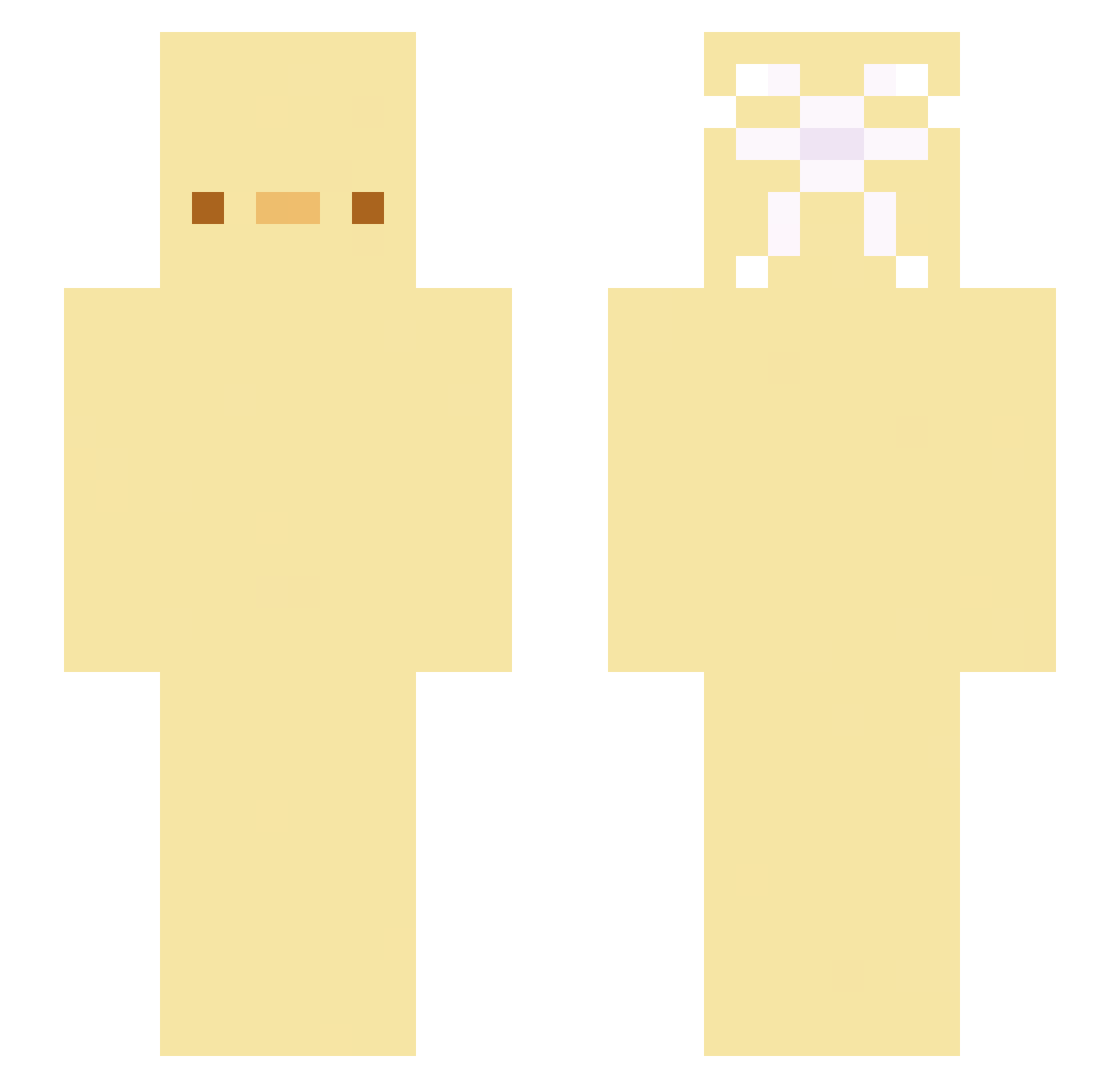 tillin123 Minecraft skin, front and back view