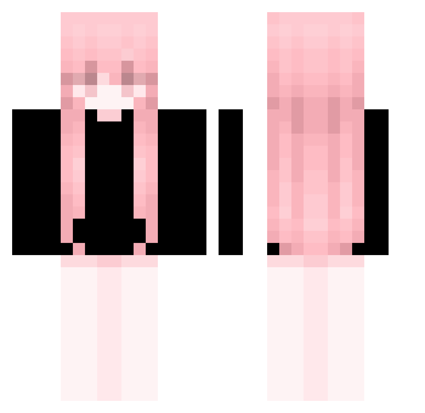 RainWaker_Vn Minecraft skin, front and back view