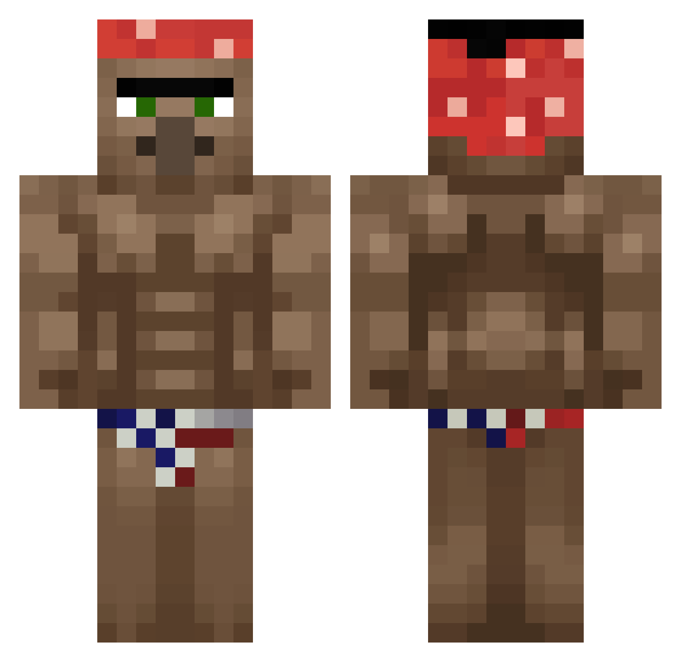 Tactical_Nap Minecraft skin, front and back view