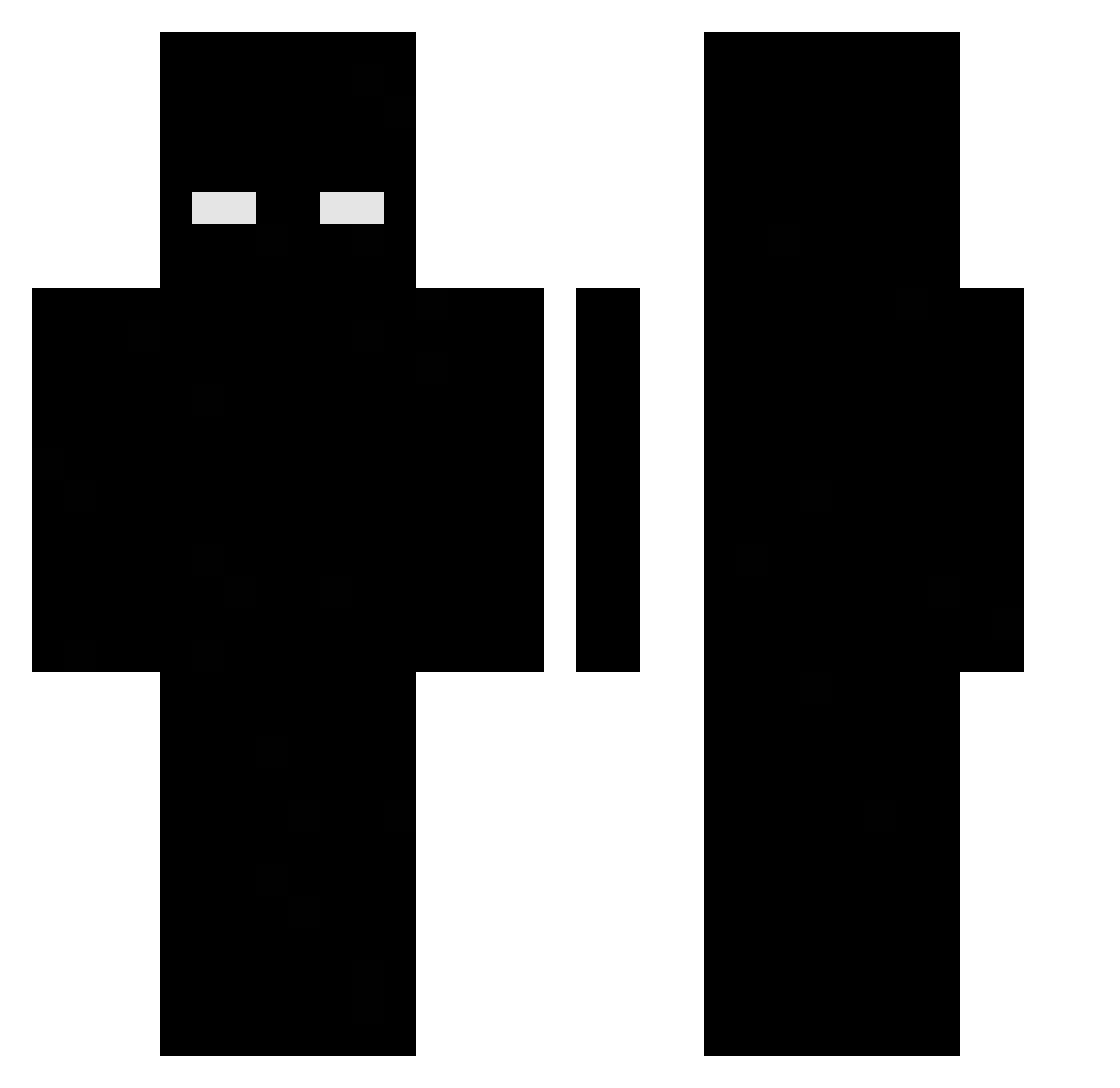 Sayajin0405 Minecraft skin, front and back view