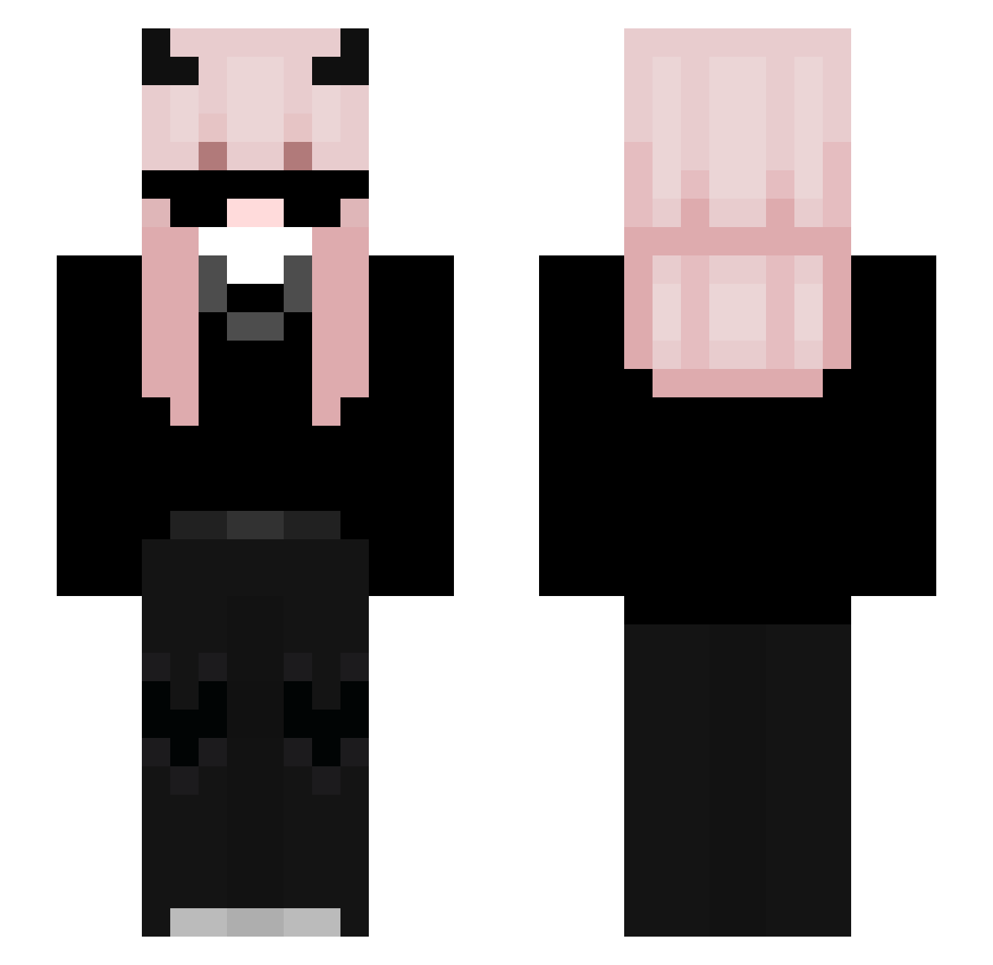 strin333 Minecraft skin, front and back view