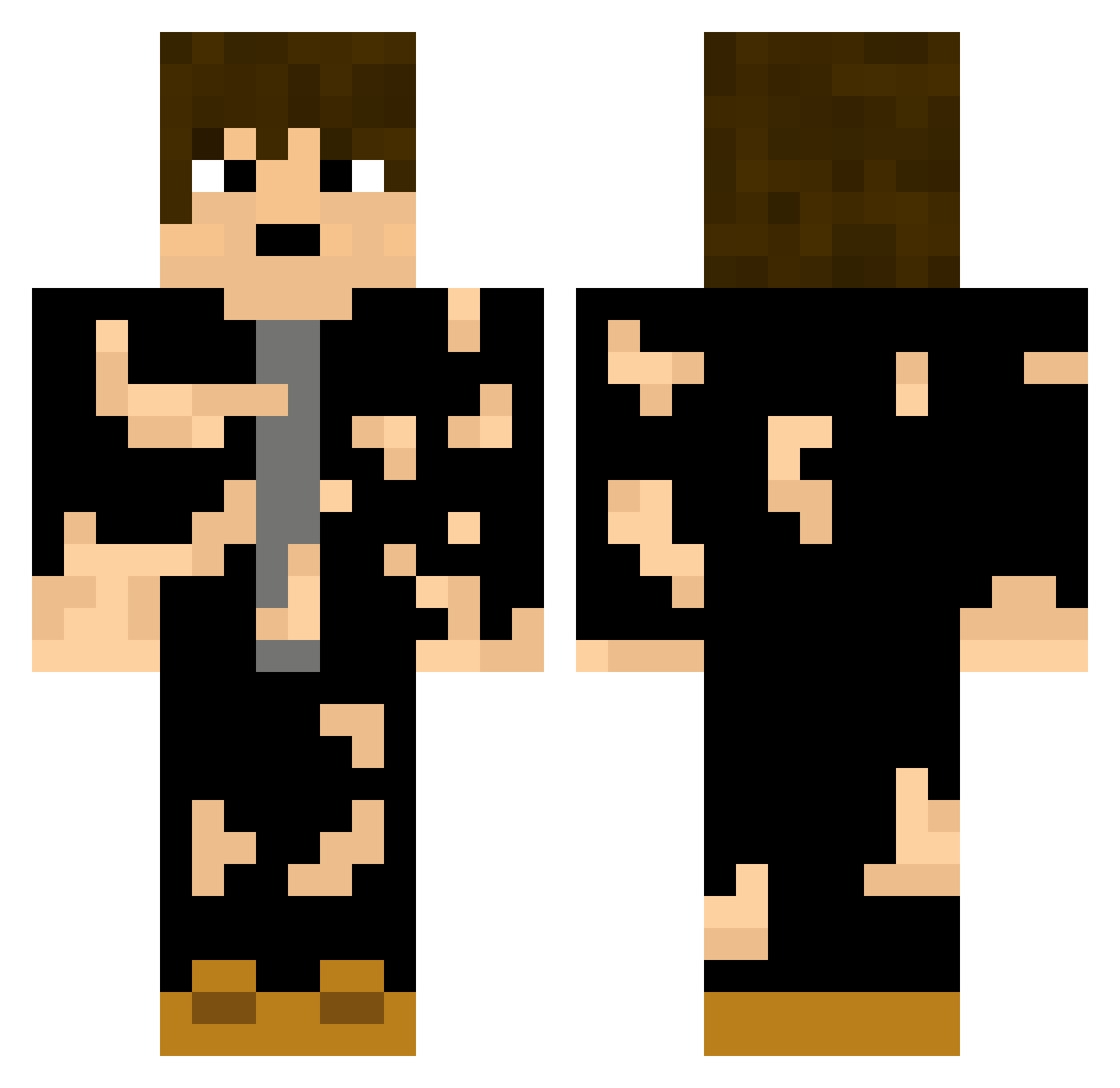 imkopzpuki Minecraft skin, front and back view