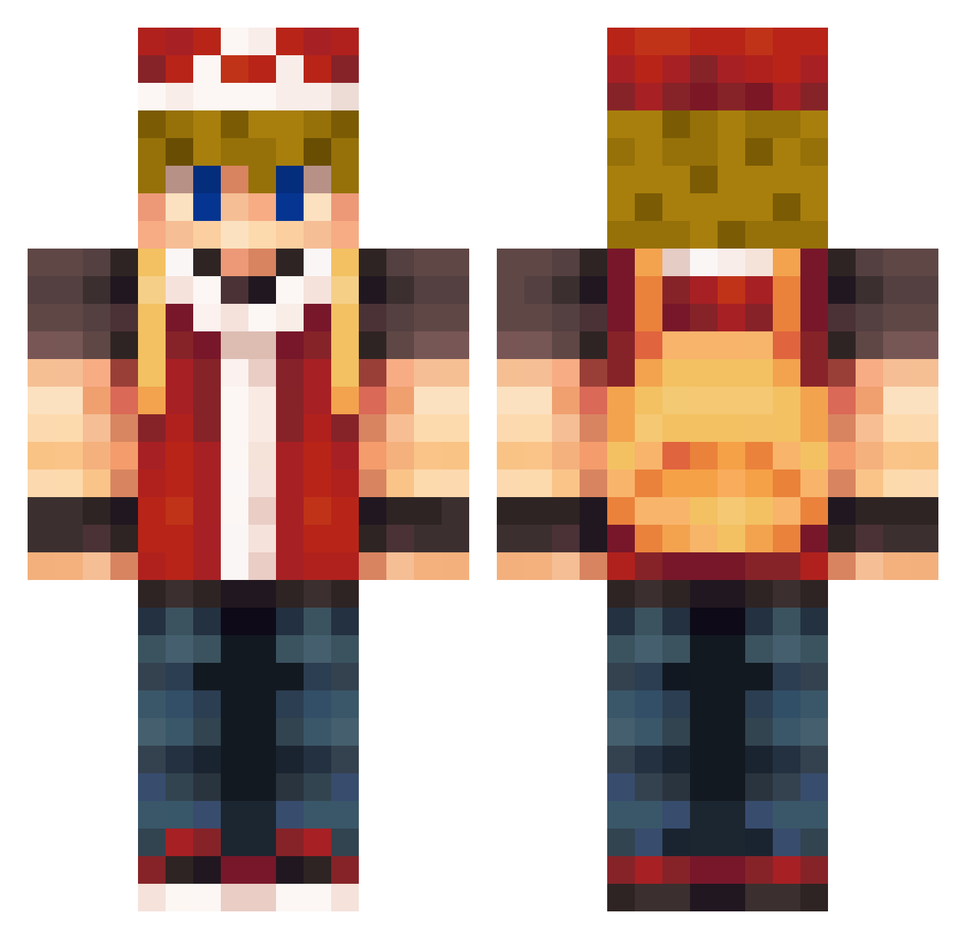 Goblin3847 Minecraft skin, front and back view