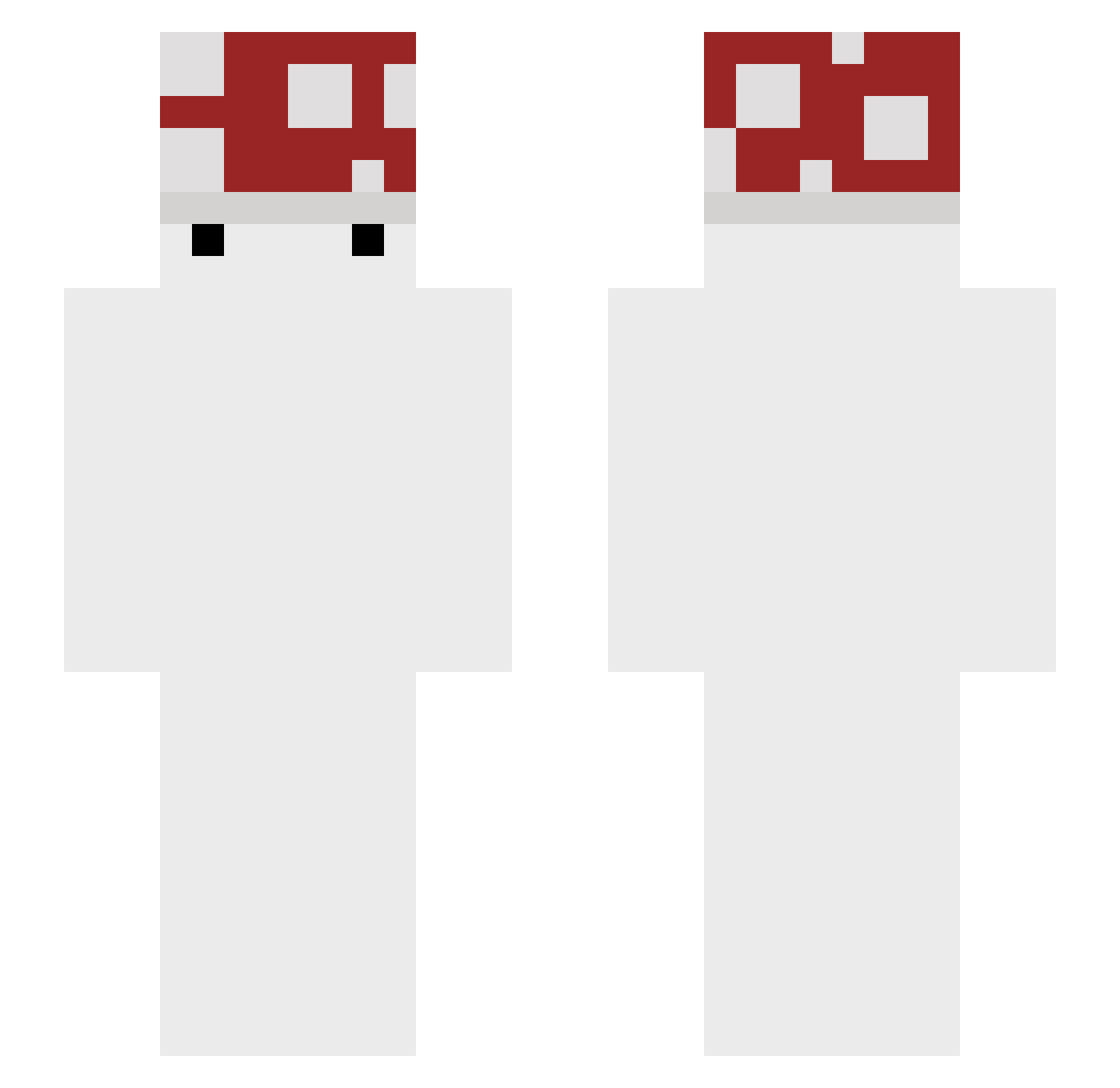 chmeng Minecraft skin, front and back view