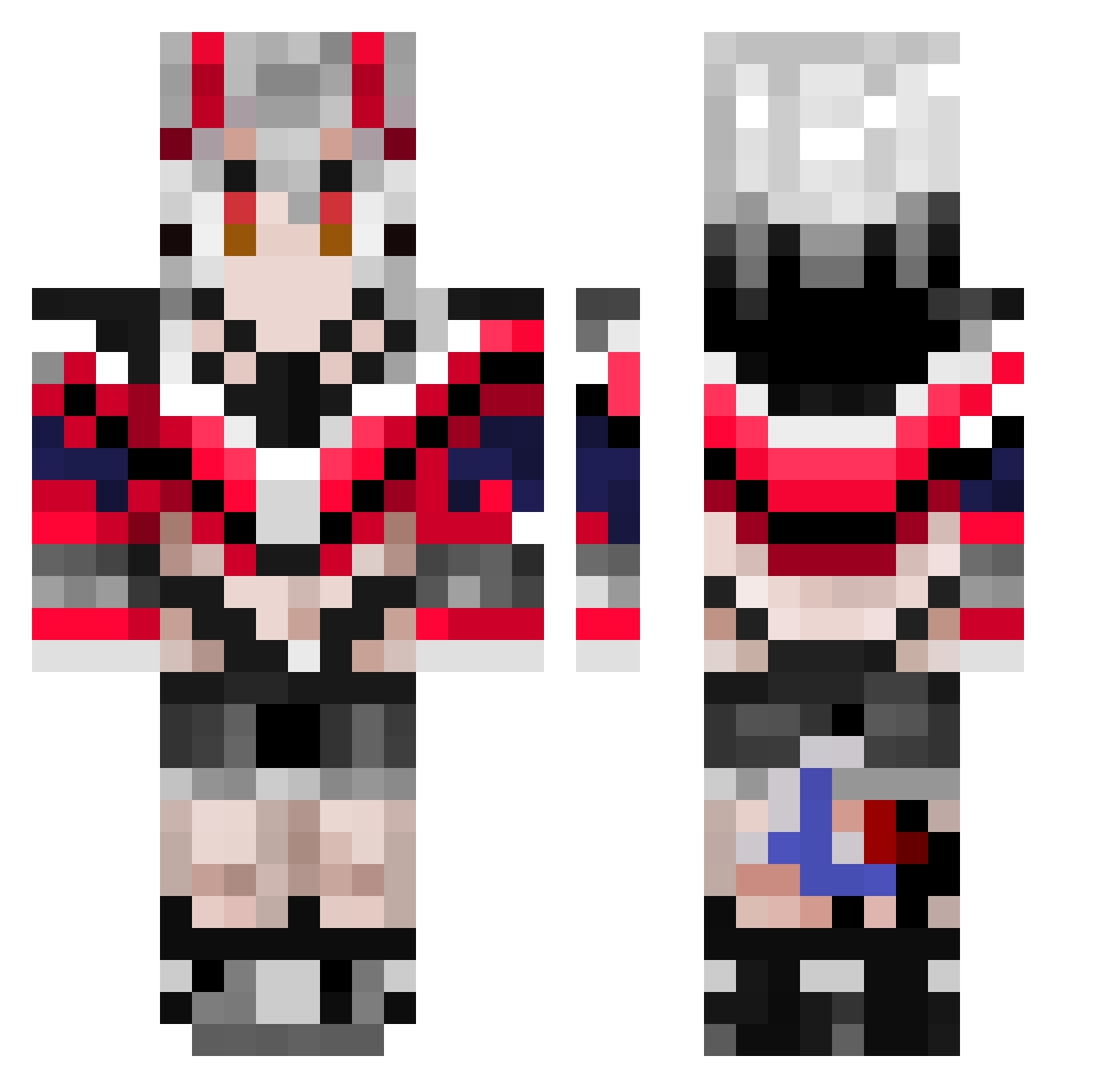 monox_ Minecraft skin, front and back view