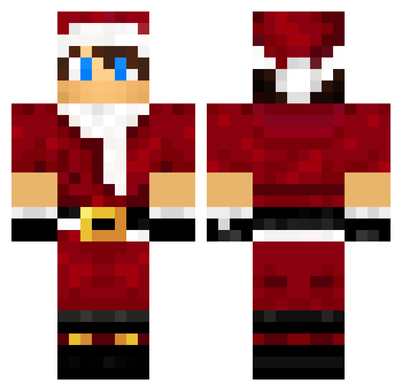 stod Minecraft skin, front and back view