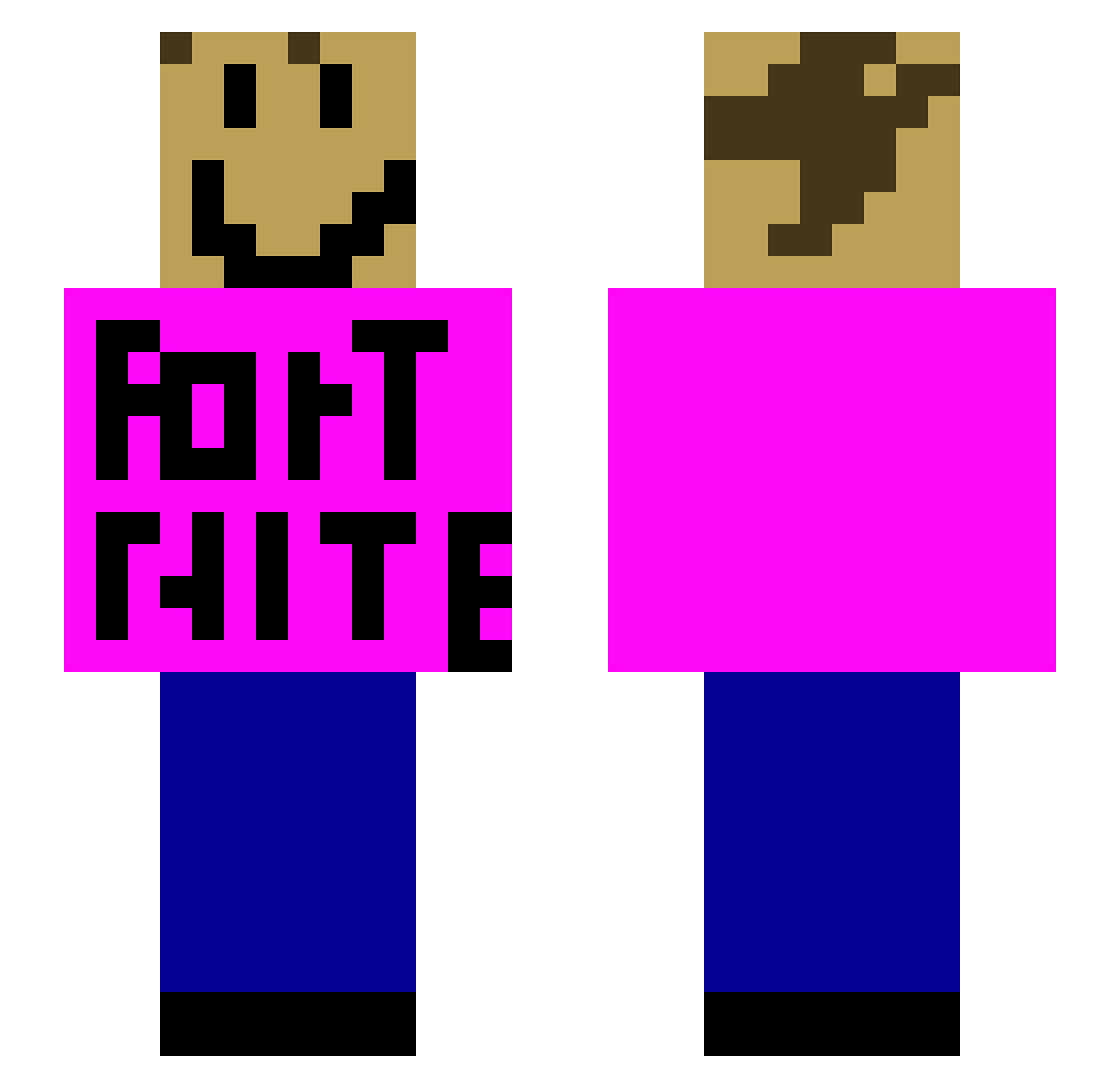 Ryze_btw27 Minecraft skin, front and back view
