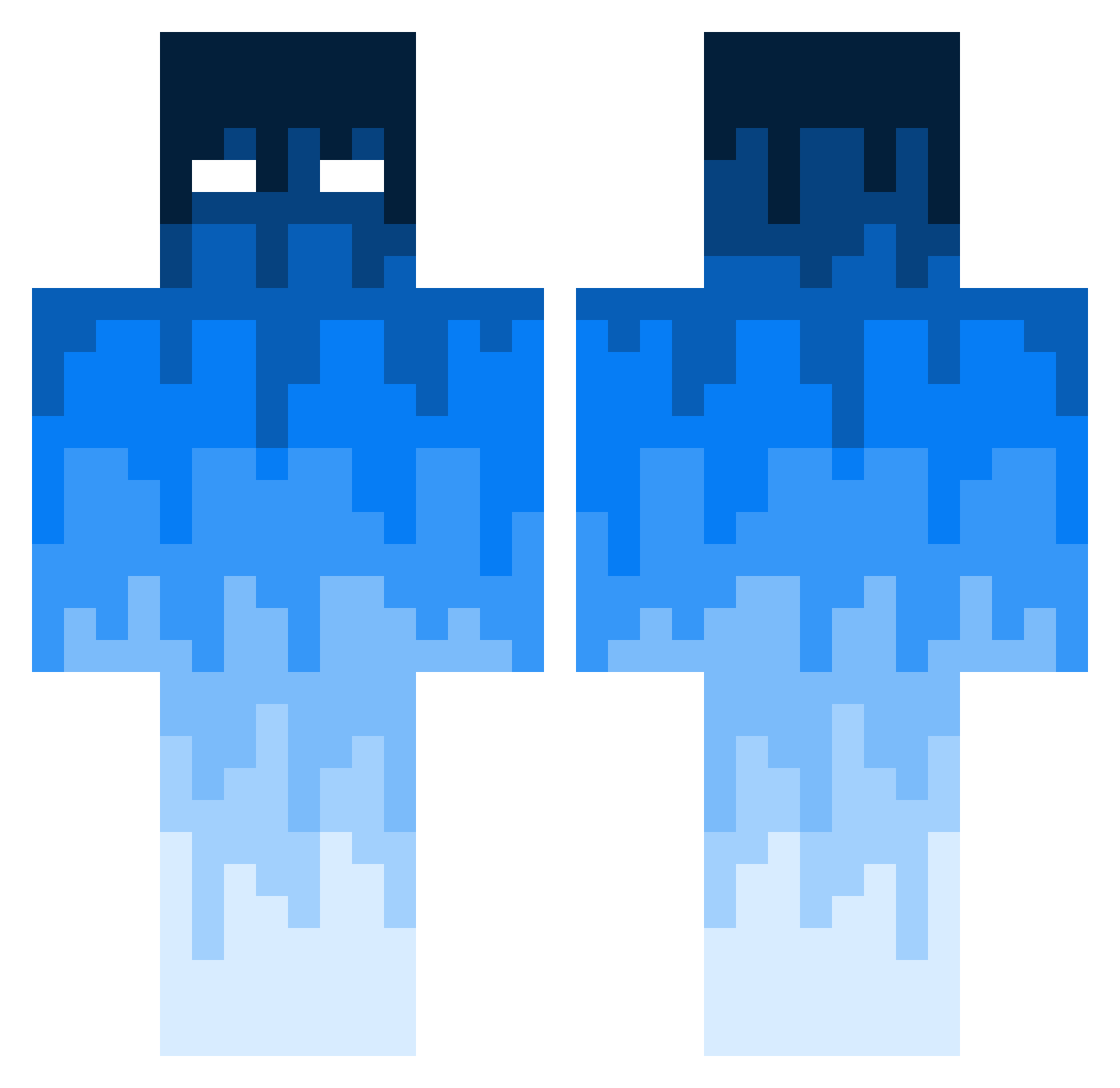 ScooterCapoo Minecraft skin, front and back view