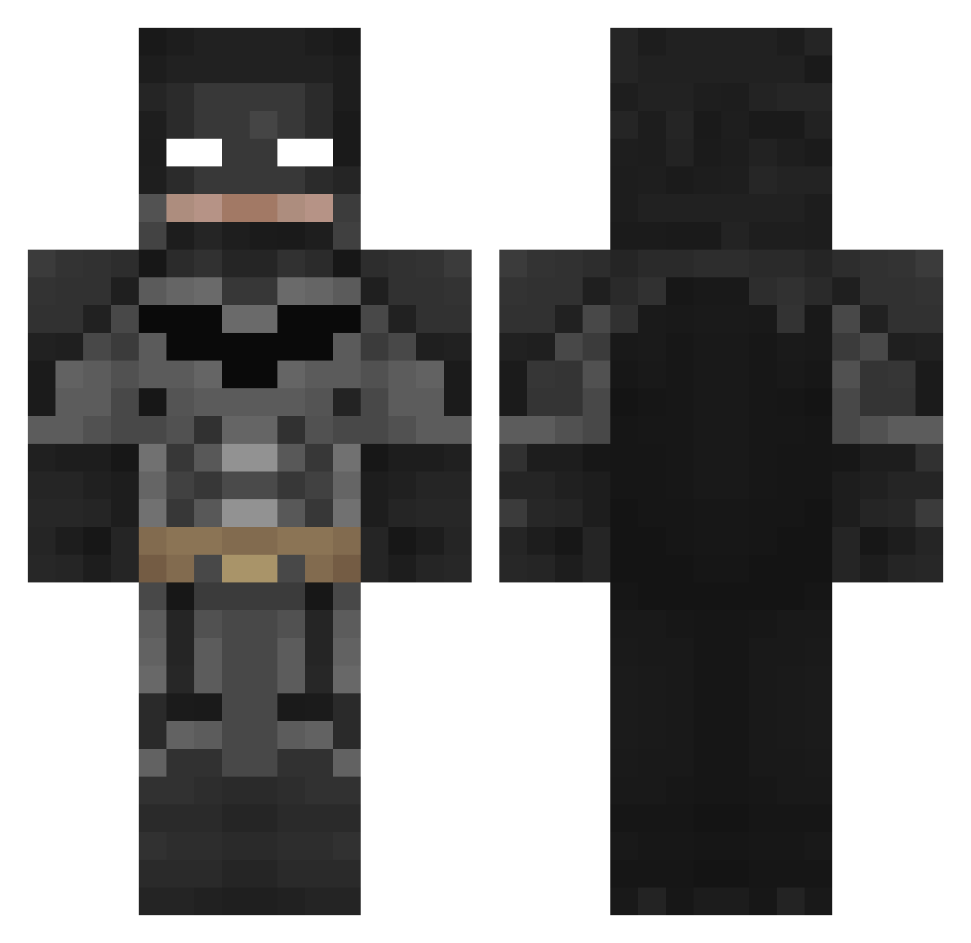 Marian33a Minecraft skin, front and back view