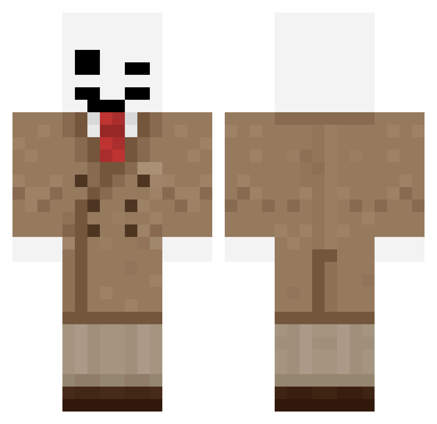cooldogchips Minecraft skin, front and back view