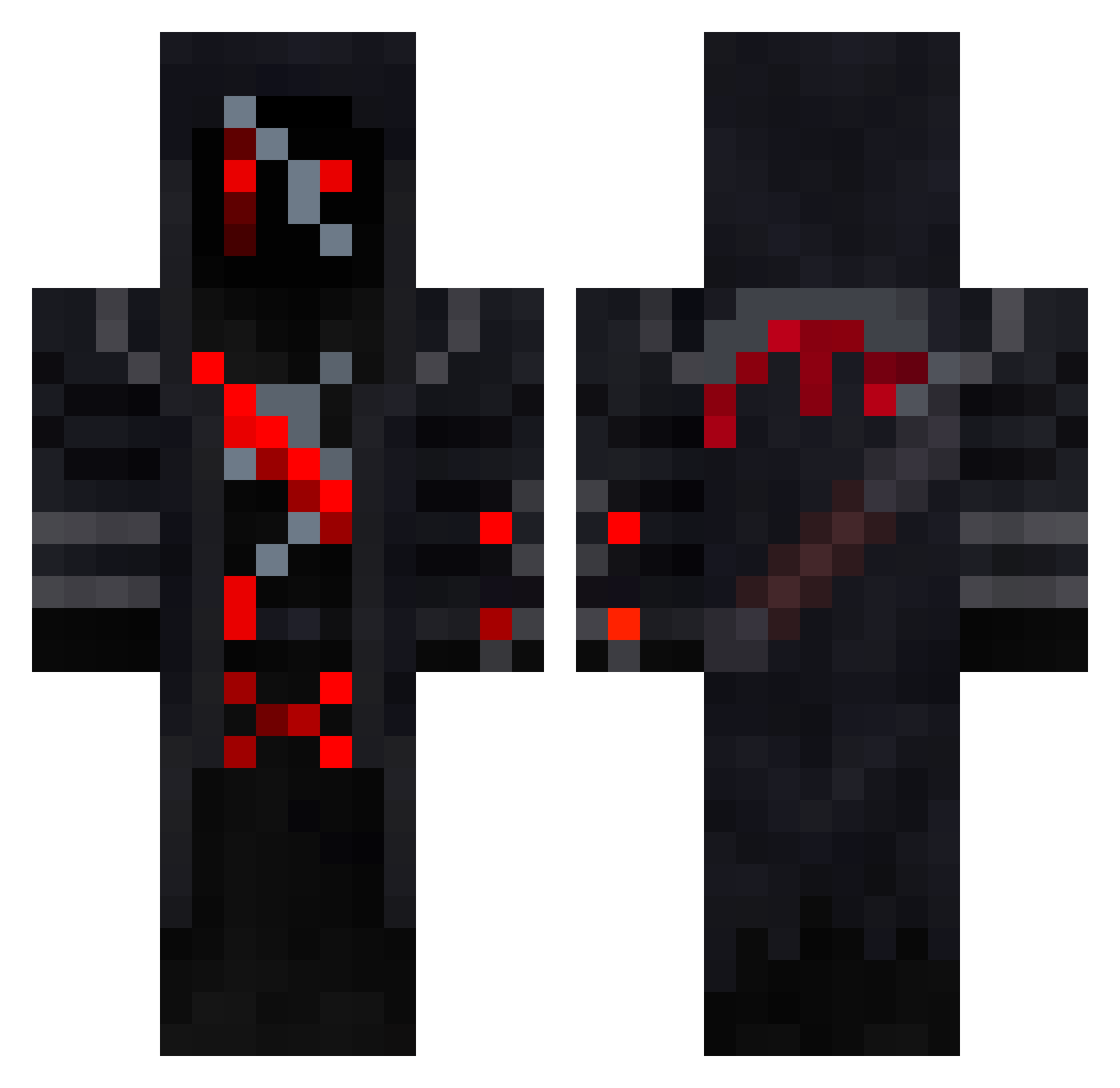 BenGreat Minecraft skin, front and back view
