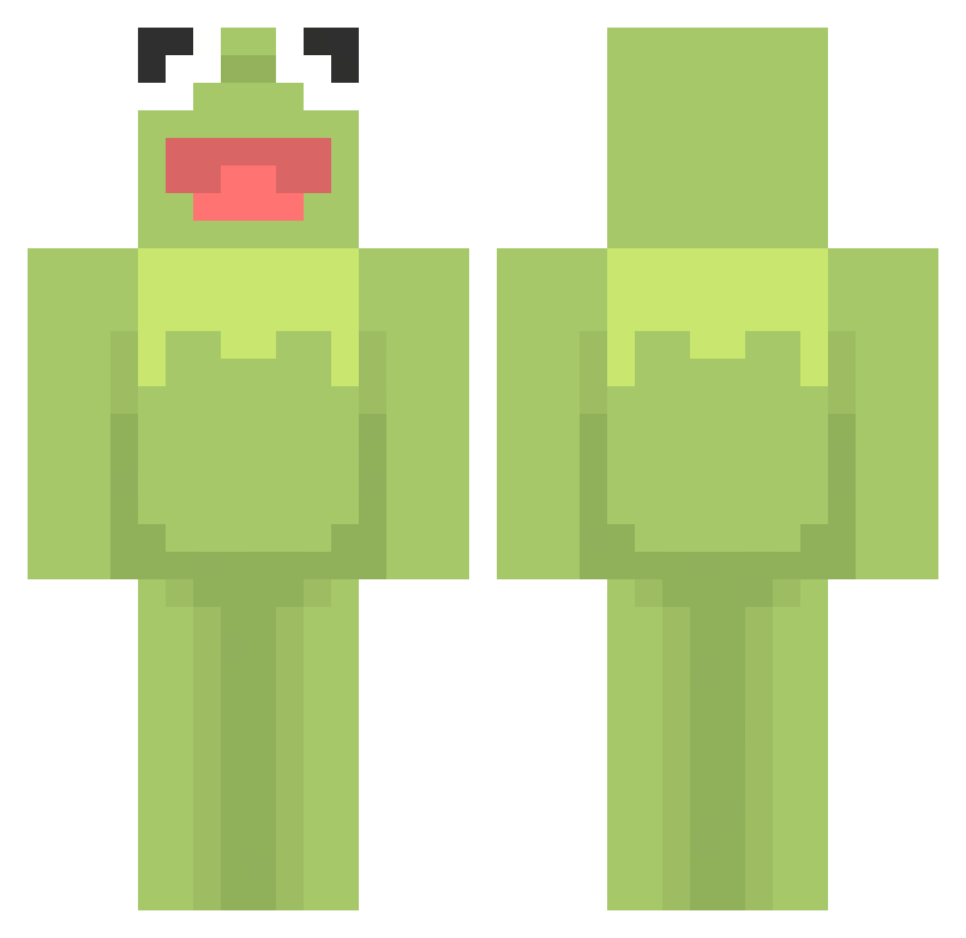 3STARMORDEKAISER Minecraft skin, front and back view