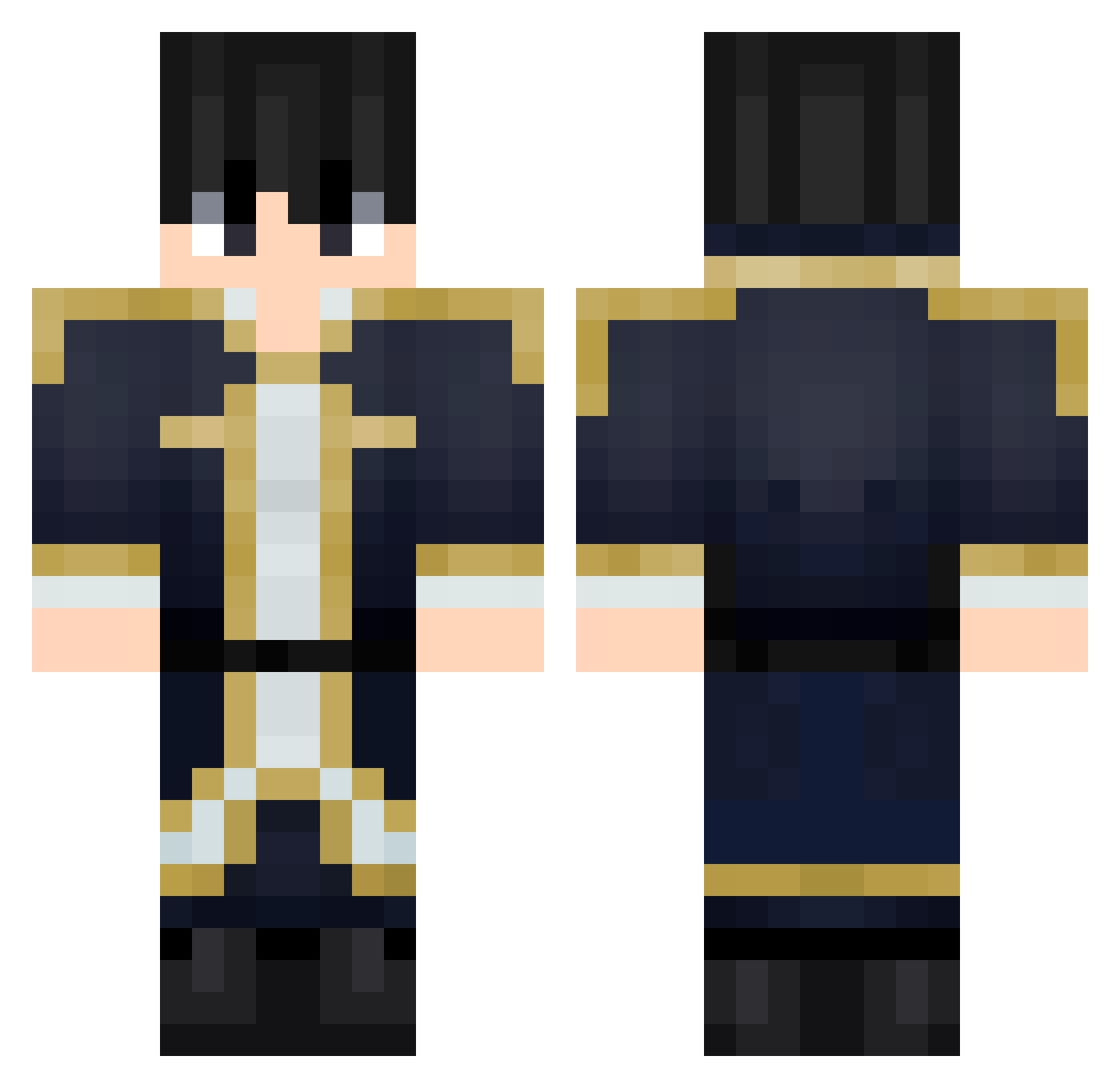 Th3_T0xic_N00bs Minecraft skin, front and back view