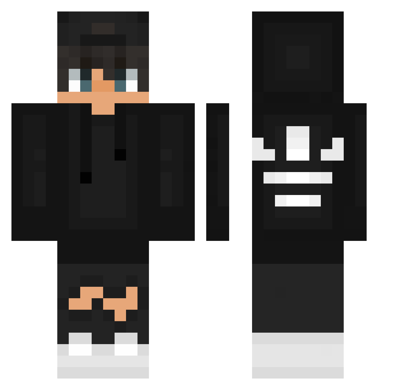 Czar_kop Minecraft skin, front and back view