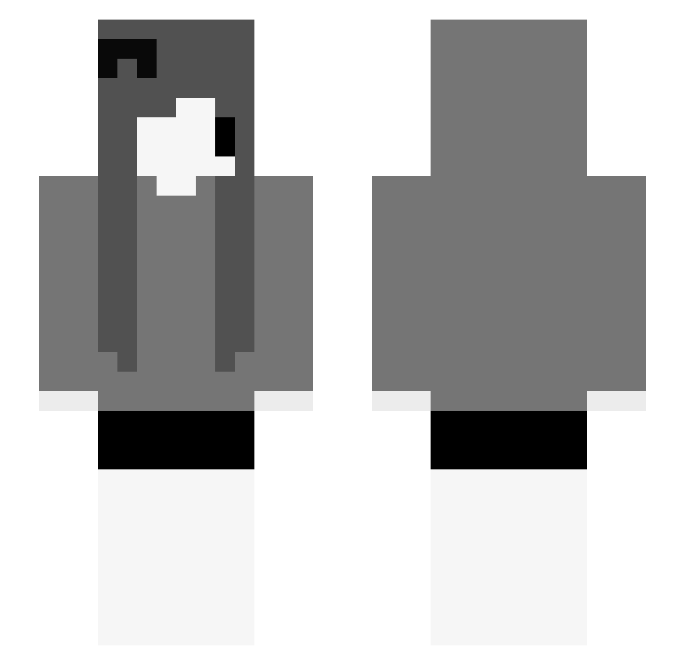 zela_firmani123 Minecraft skin, front and back view