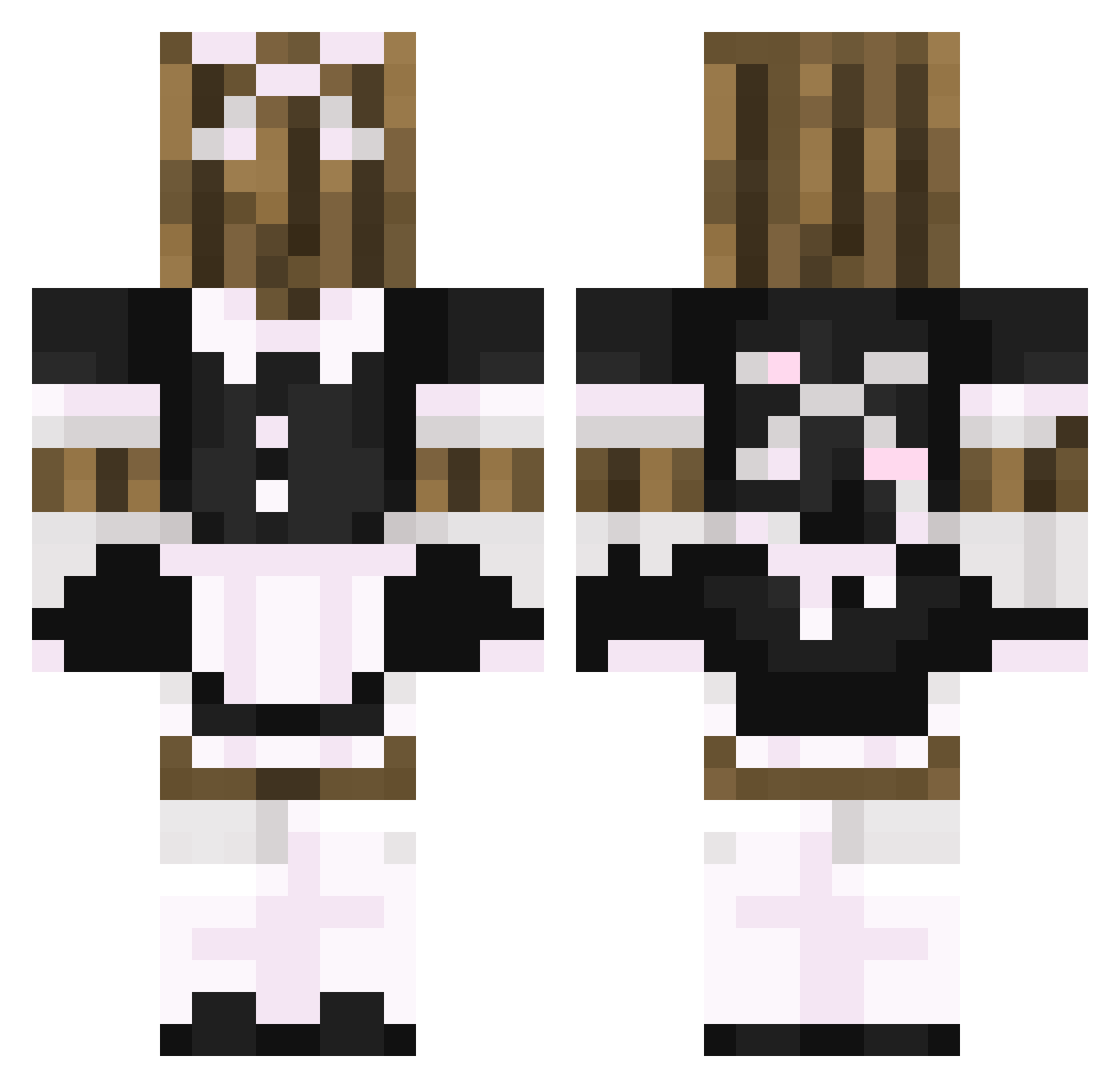 nabhqwq Minecraft skin, front and back view