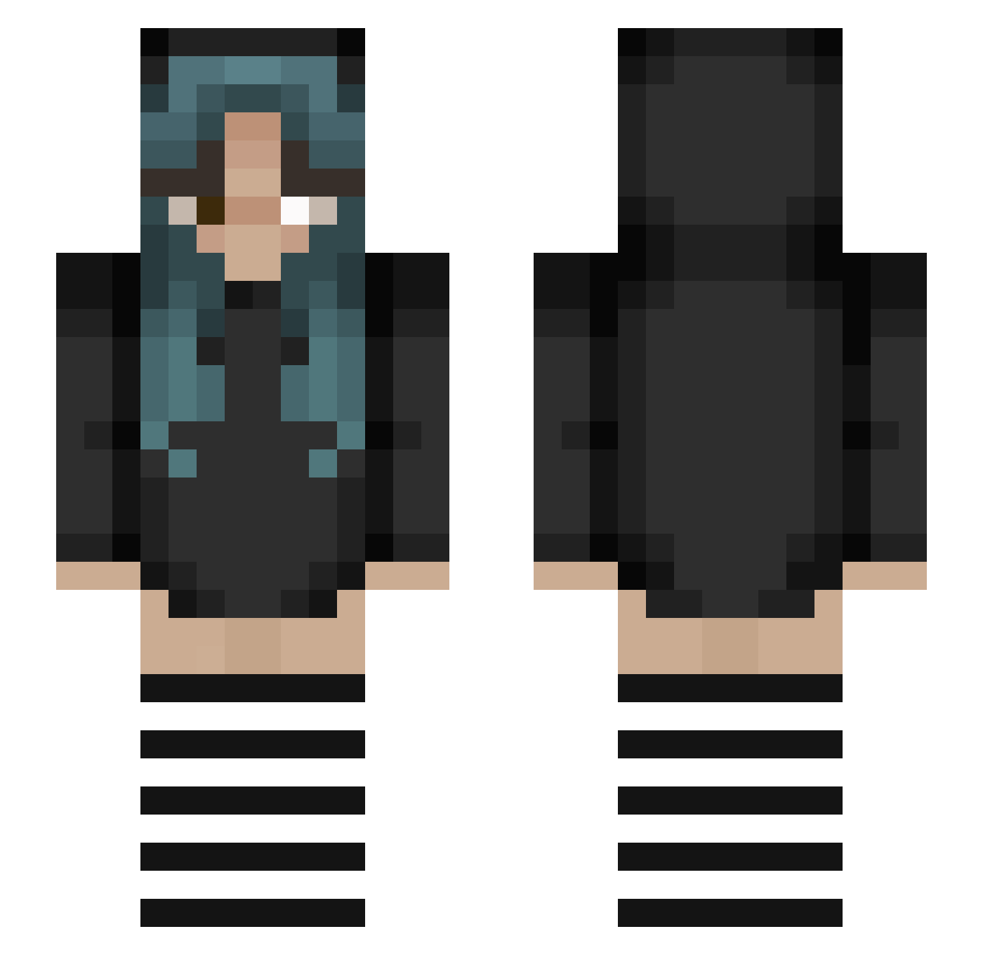 c_grxce12 Minecraft skin, front and back view