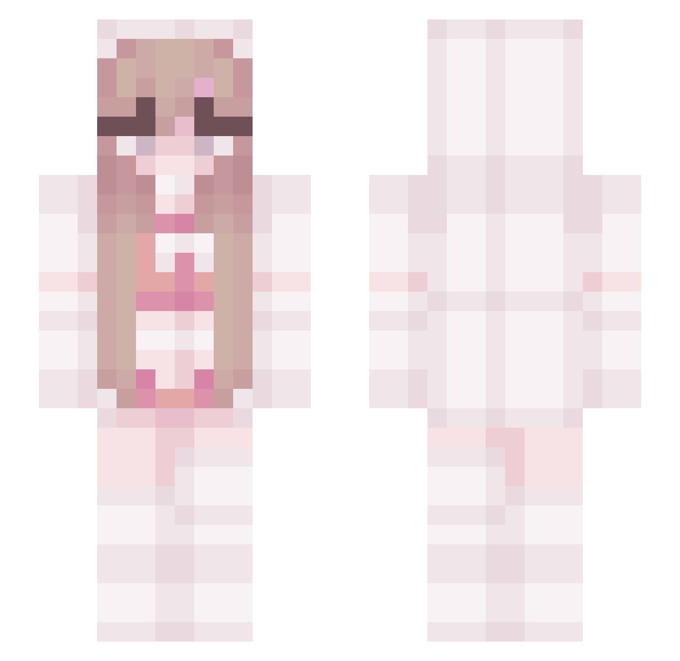 justgiostring Minecraft skin, front and back view