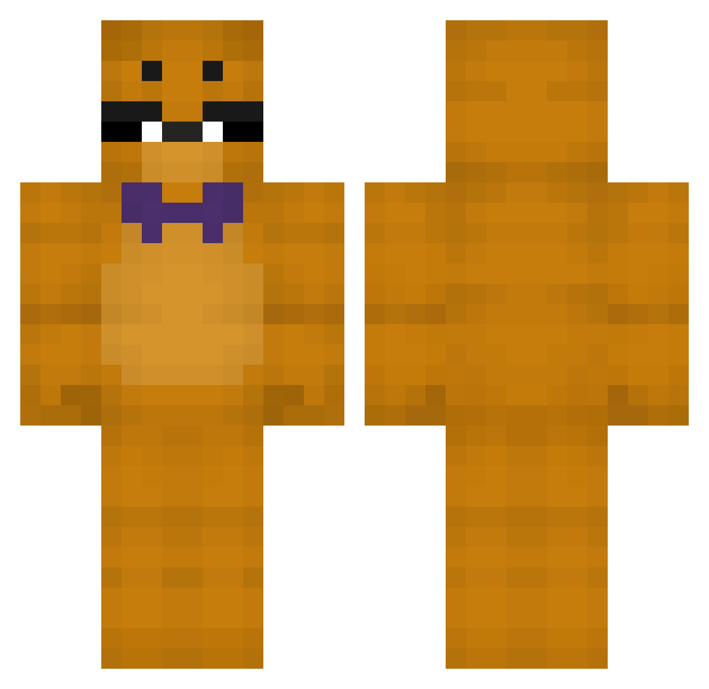 ty_lol Minecraft skin, front and back view