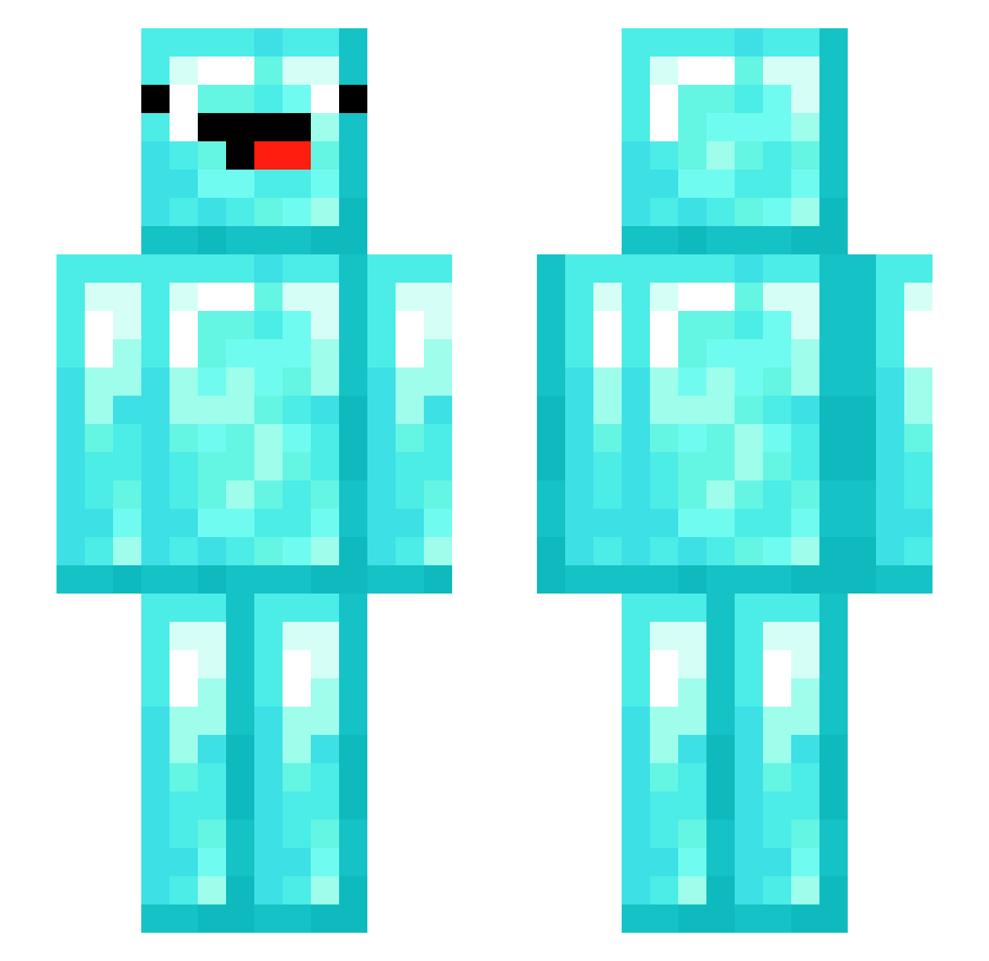Groyo_ Minecraft skin, front and back view
