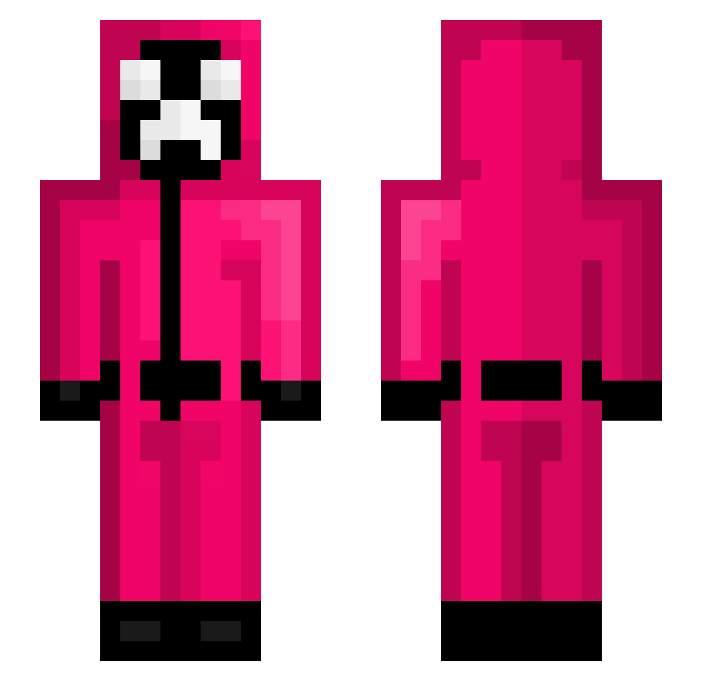 John_Hummus Minecraft skin, front and back view
